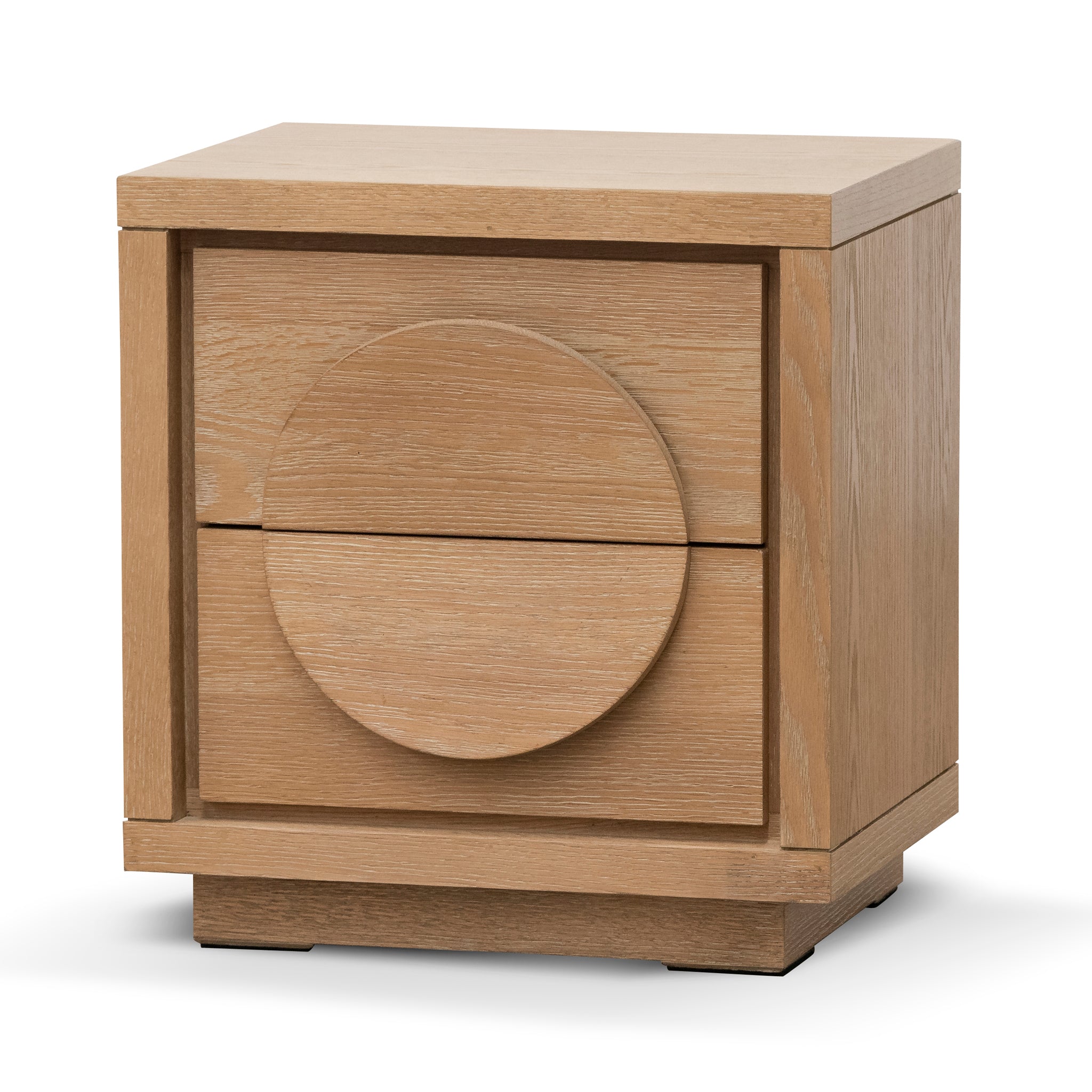 Amiyah Bedside Table - Dusty Oak - Bedside Tables