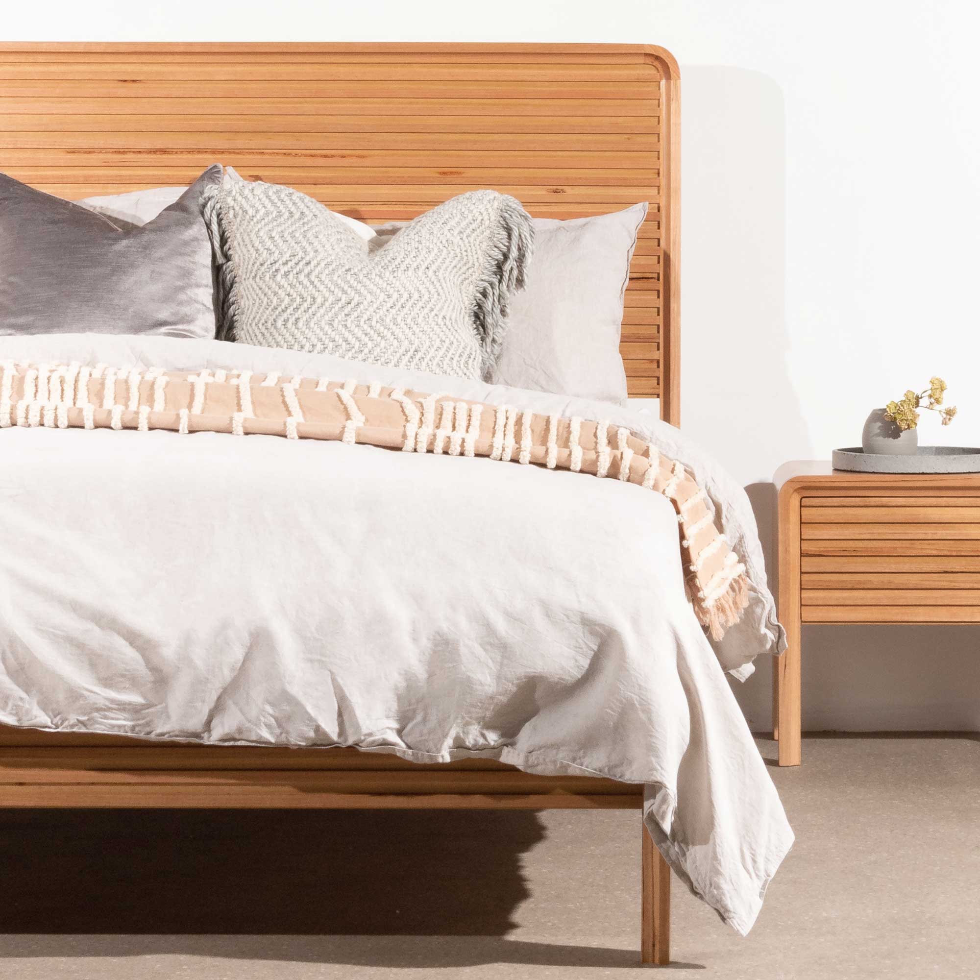 Archie Queen Bed Frame - Messmate - Beds