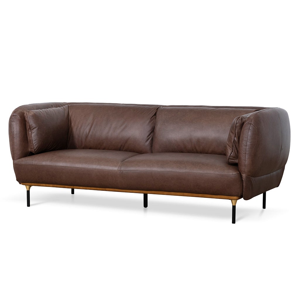 Arthur 3S Sofa - Dark Brown - Sofas