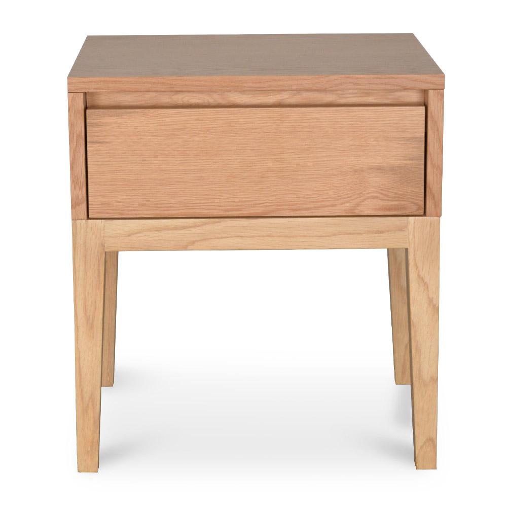 Arya Bedside Table - Natural Oak - Bedside Tables