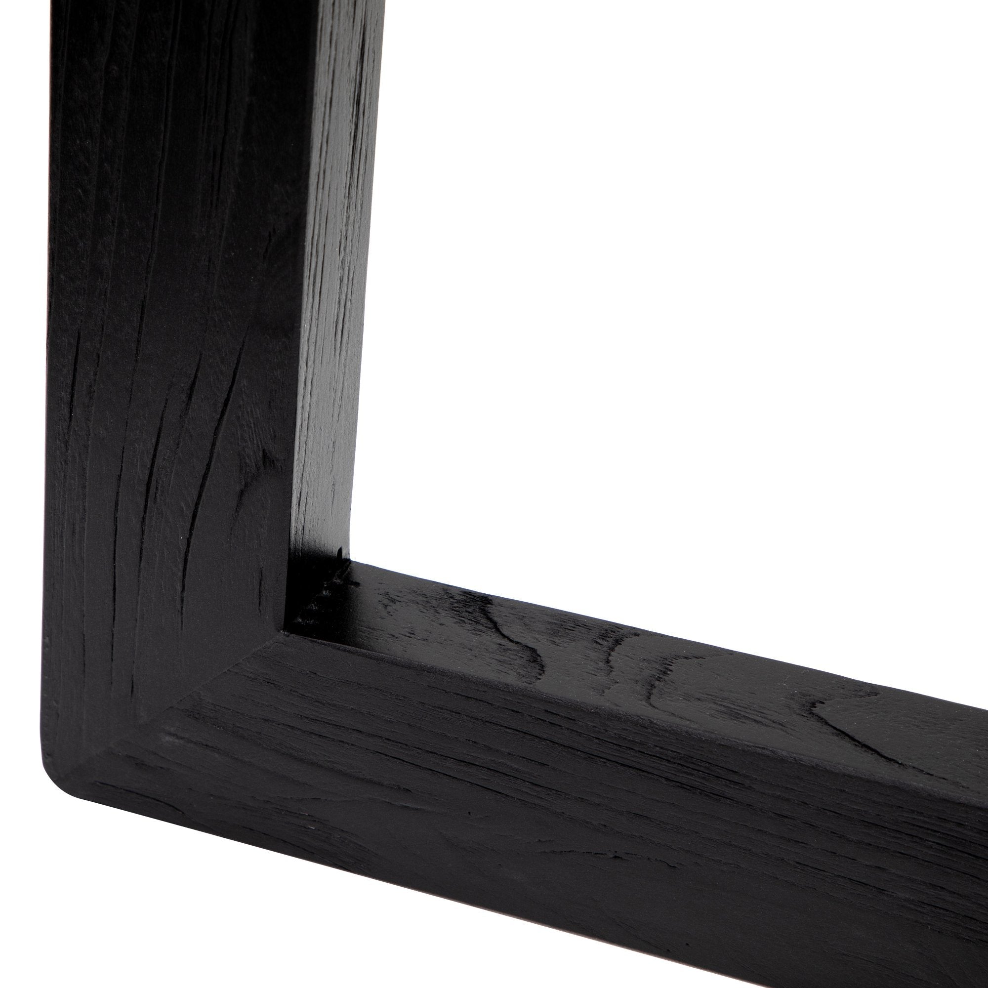 Ashley 2.4m Dining Table - Glass Top with Black Base - Dining Tables