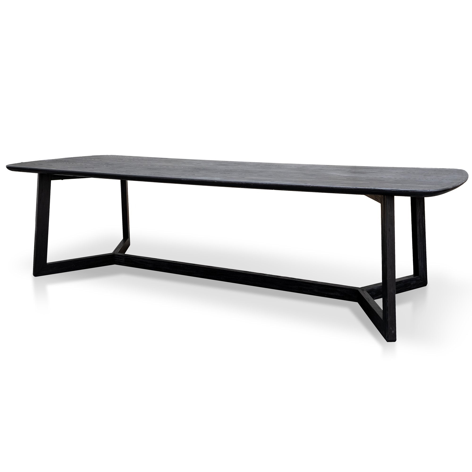 Ashley 2.4m Wooden Dining Table - Black - Dining Tables