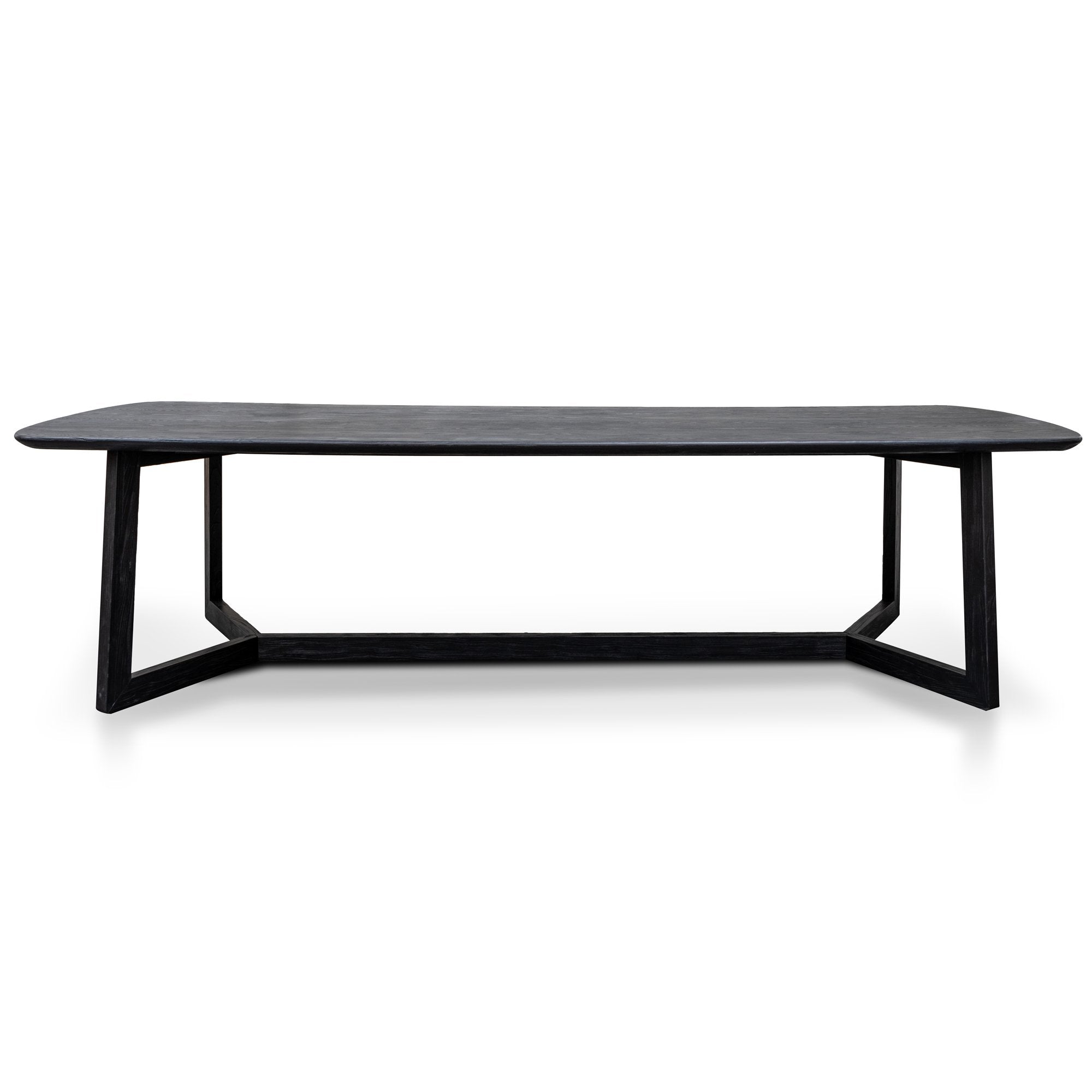 Ashley 2.4m Wooden Dining Table - Black - Dining Tables