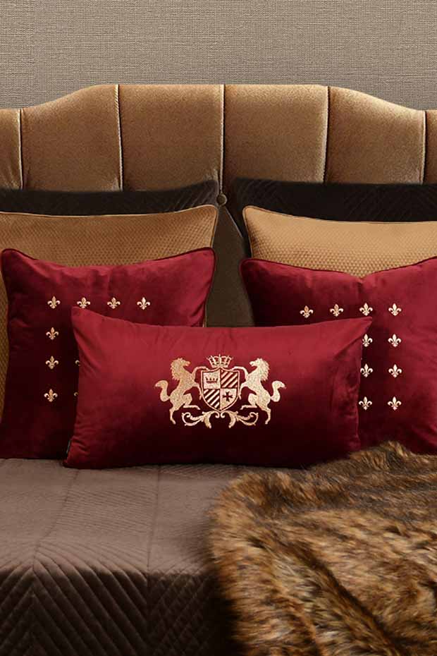 Ashton Classic Quilted Pillow Cover , Caramel - Pillow Covers