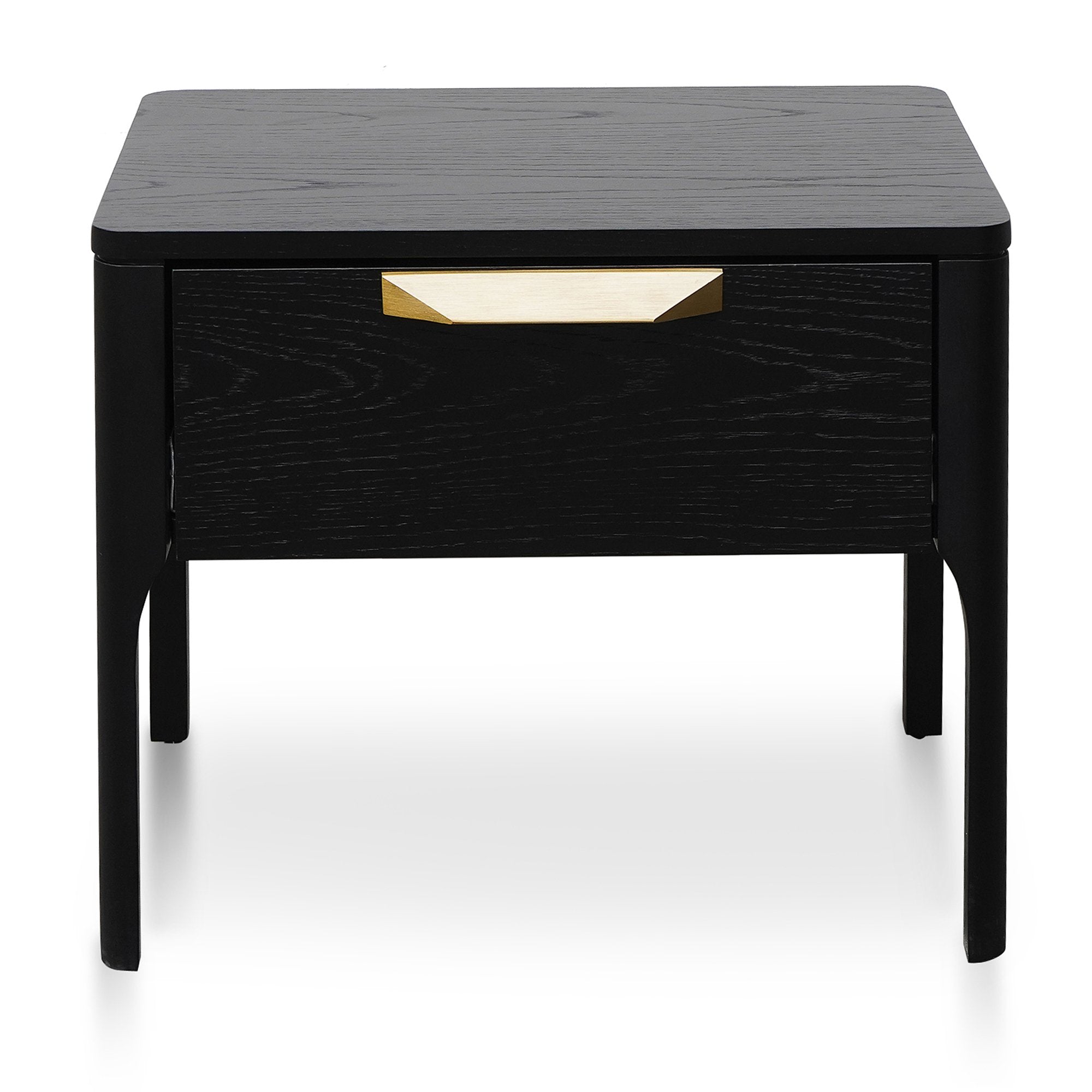 Aspen Wooden Bedside Table - Black - Bedside Tables