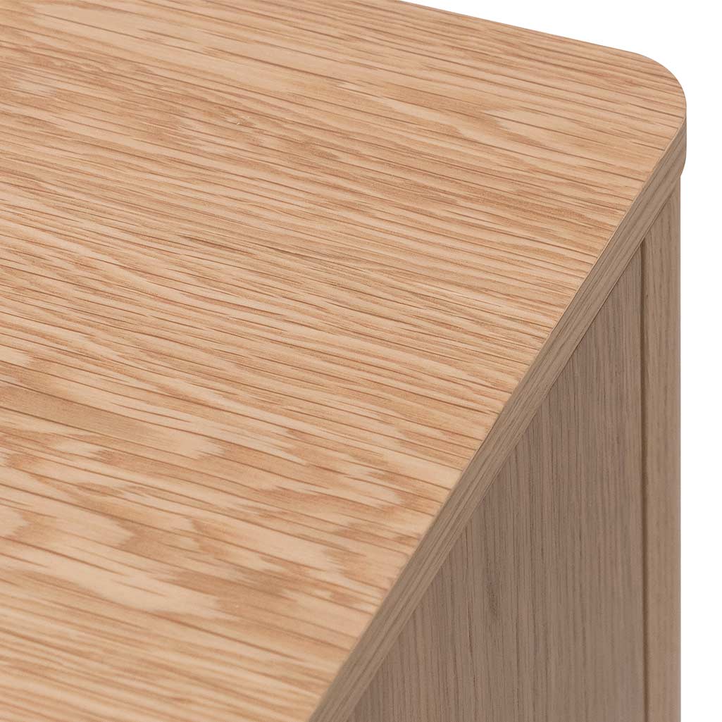 Aspen Wooden Bedside Table - Natural - Bedside Tables