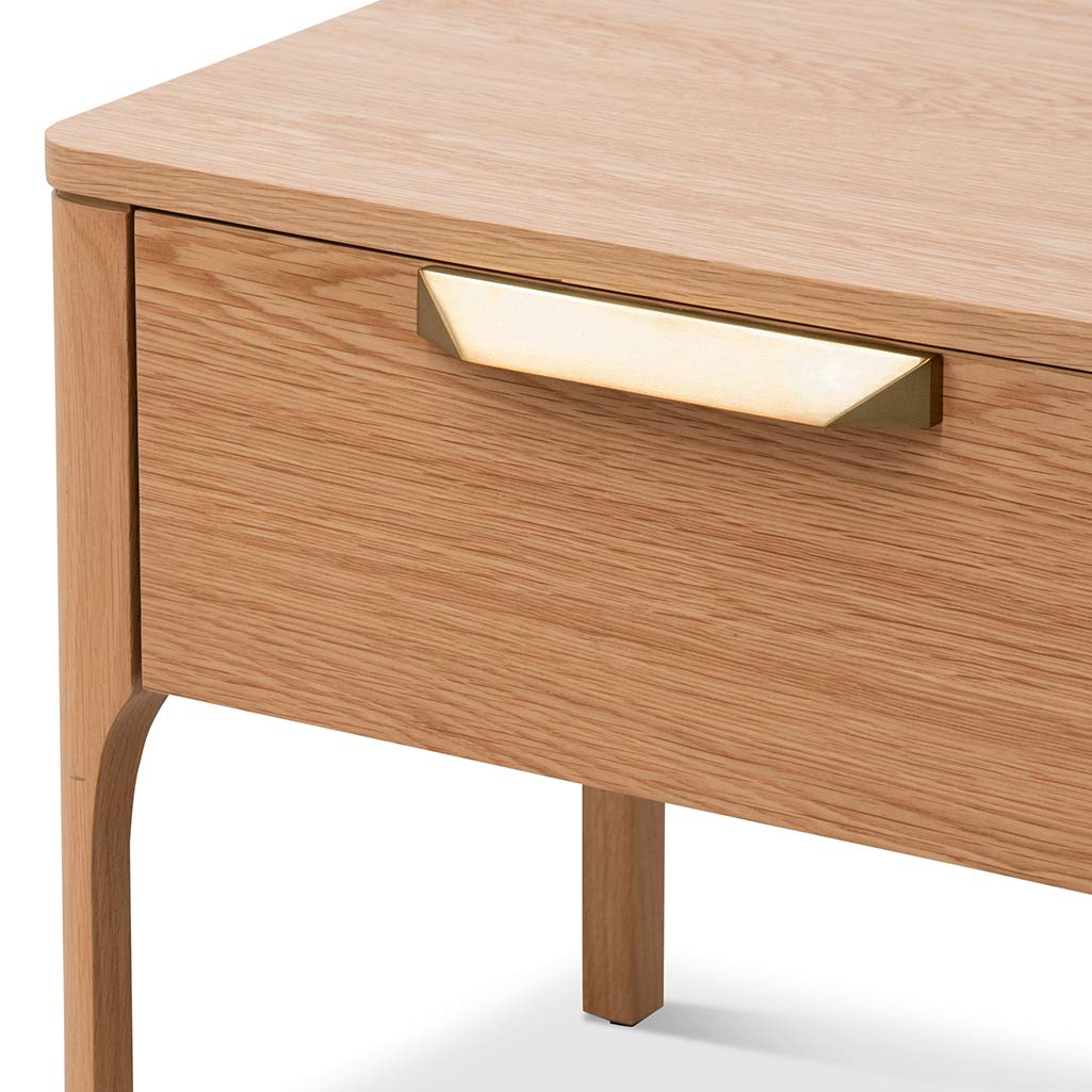 Aspen Wooden Bedside Table - Natural - Bedside Tables