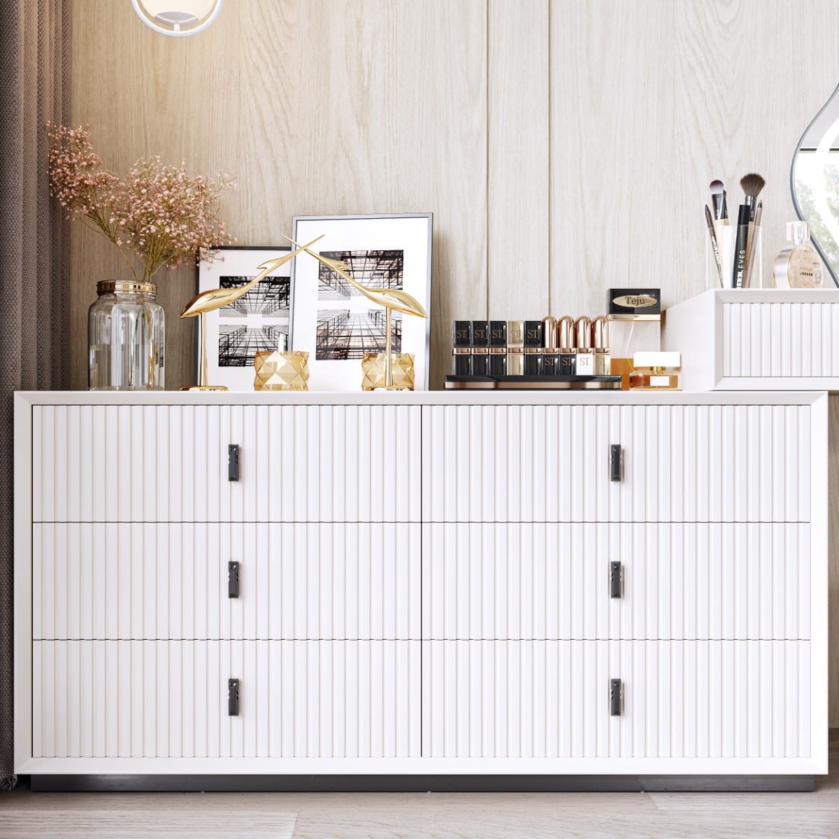 Athens Beige Retreat Vanity Set - Make-Up Vanity