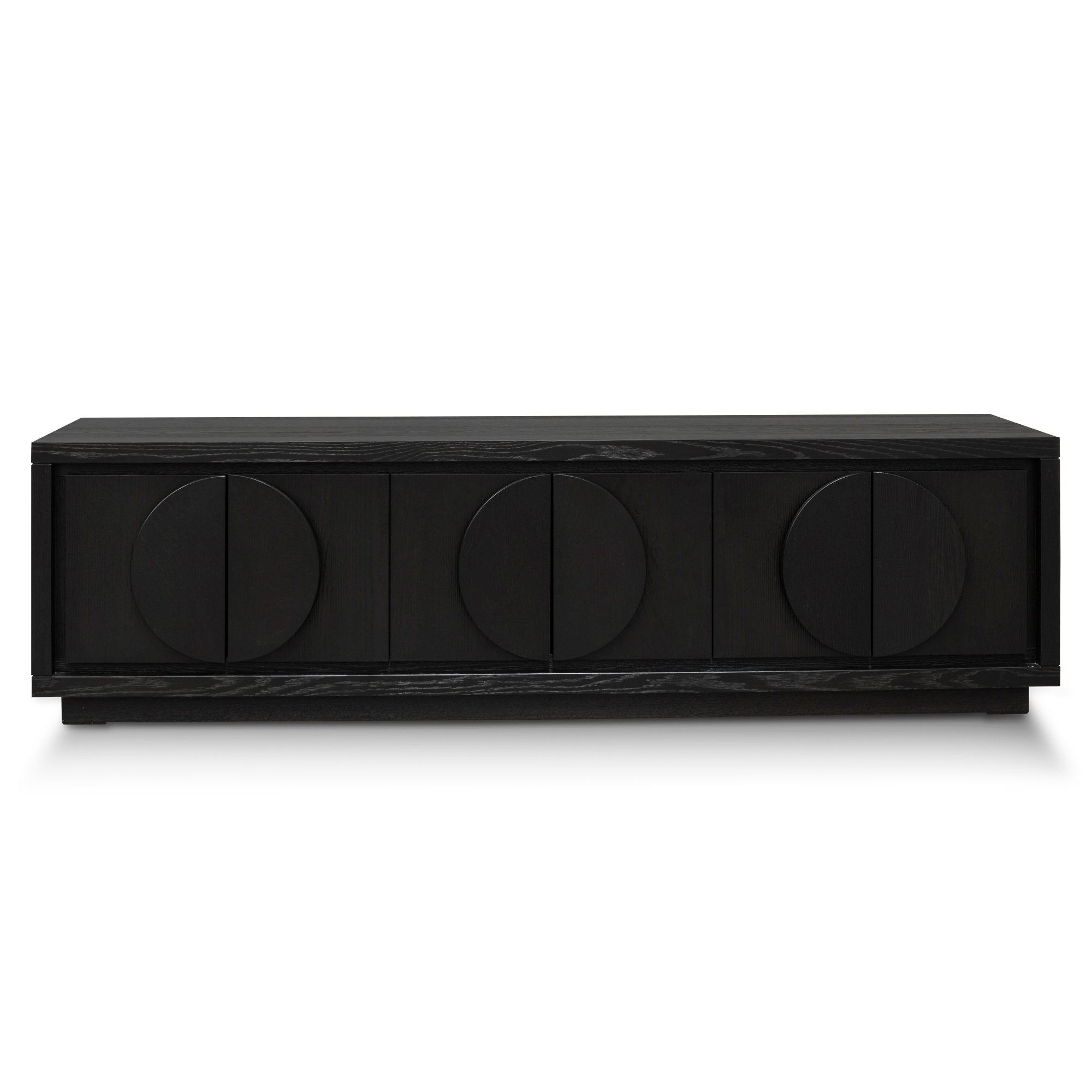 Beatrice Wooden TV Stand - Textured Espresso Black - TV Units