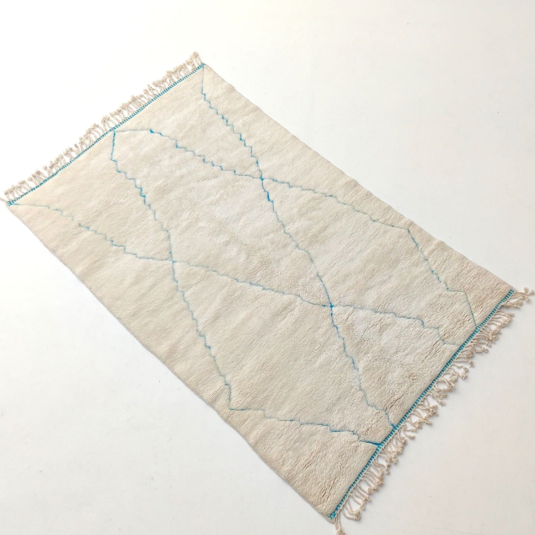 Beni Ourain Rug - Classic - Cyan - Beni Ourain Rug