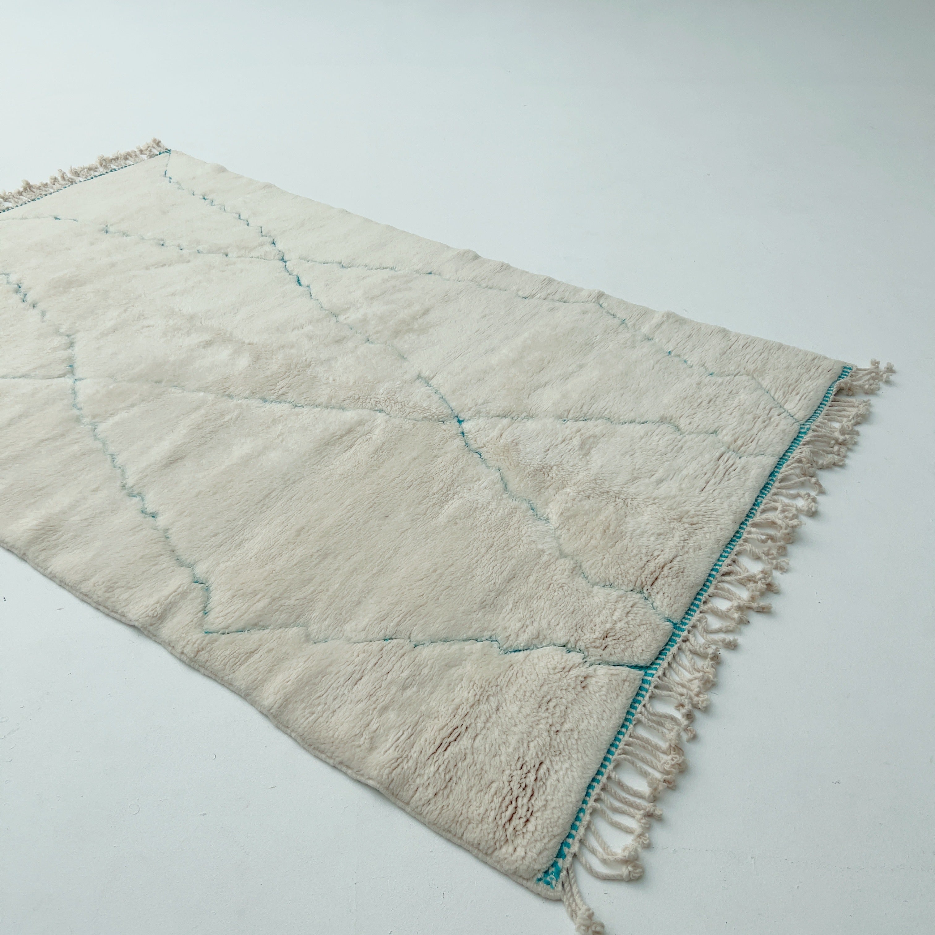 Beni Ourain Rug - Classic - Cyan - Beni Ourain Rug