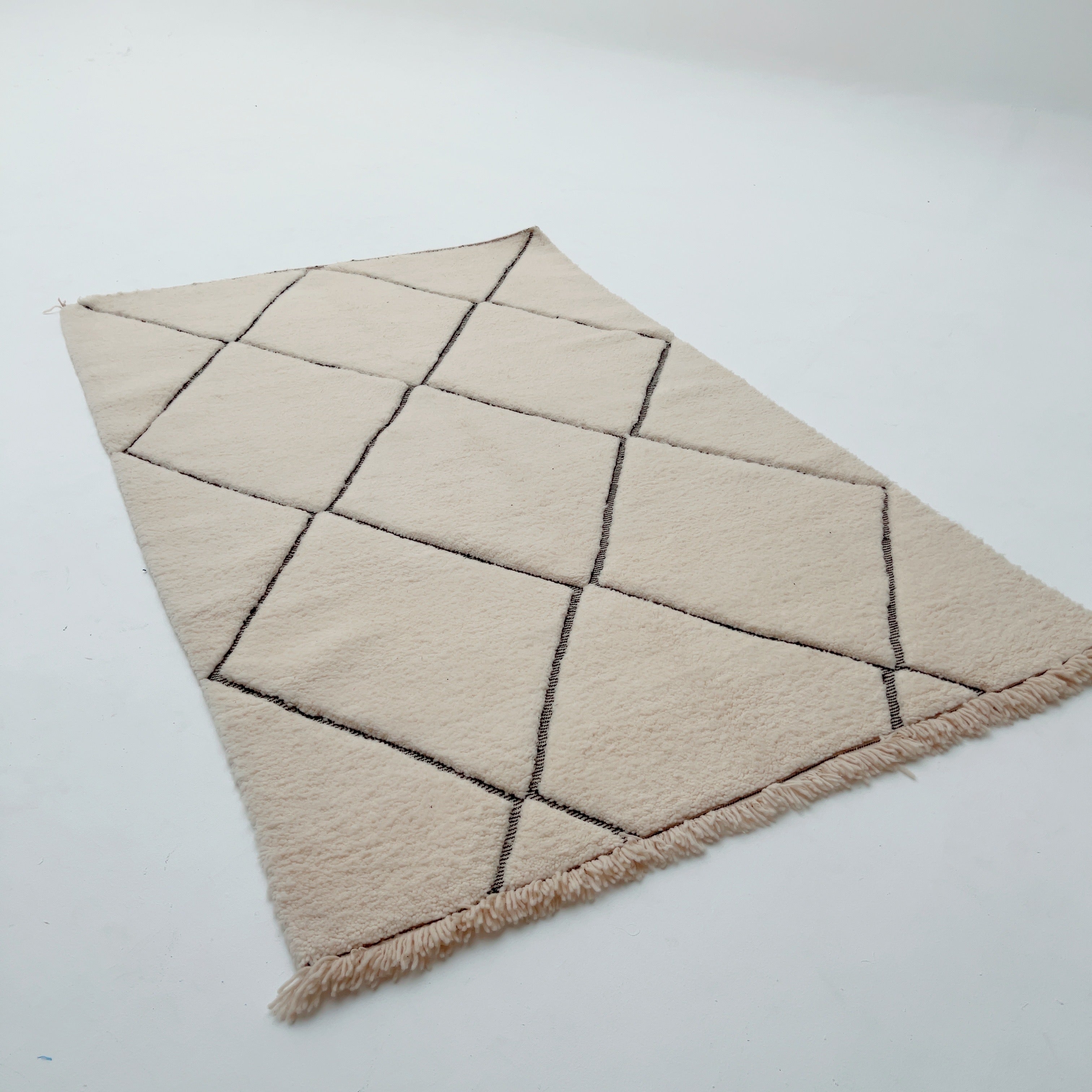 Beni Ourain Rug - Classic Diamond Shapes - Beni Ourain Rug