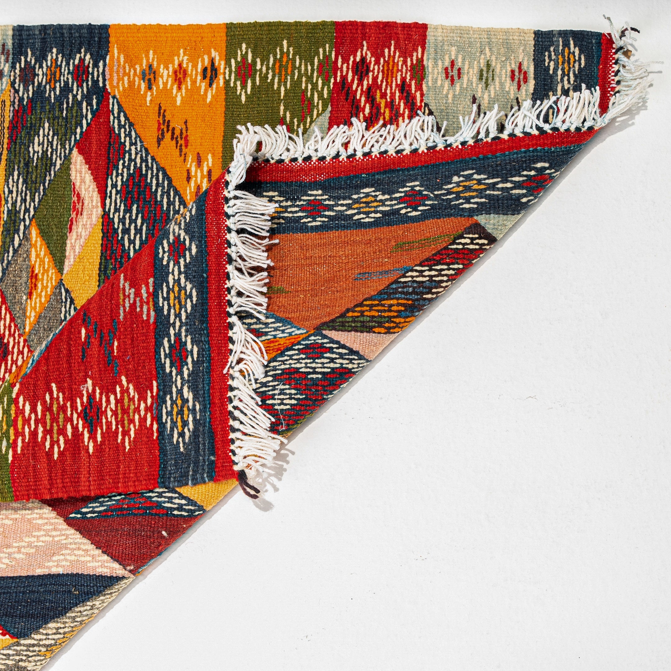Berber Kilim Runner- Sahara Dunes Multicolour - Berber Kilim