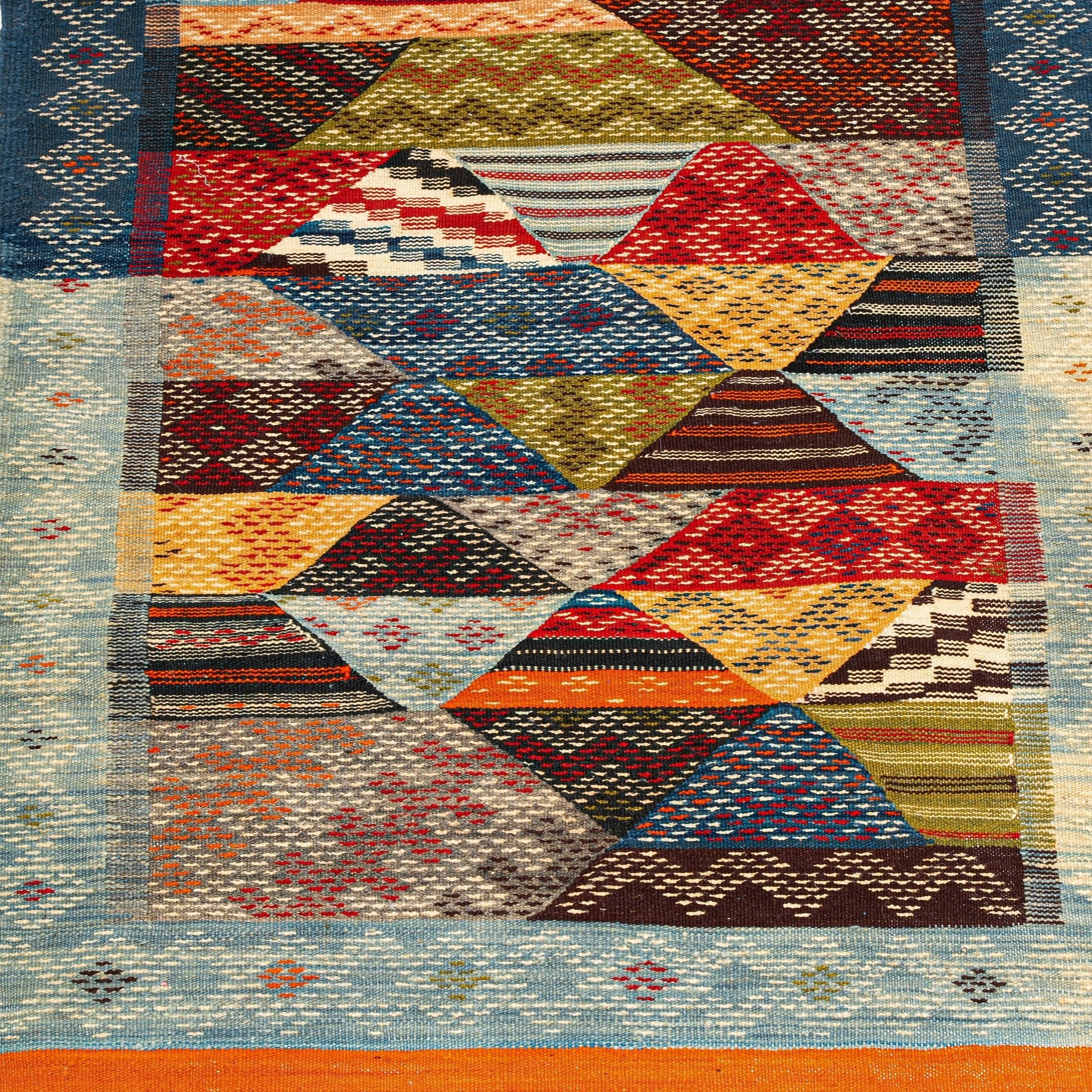 Berber Kilim Runner- Sahara Dunes Multicolour - Berber Kilim