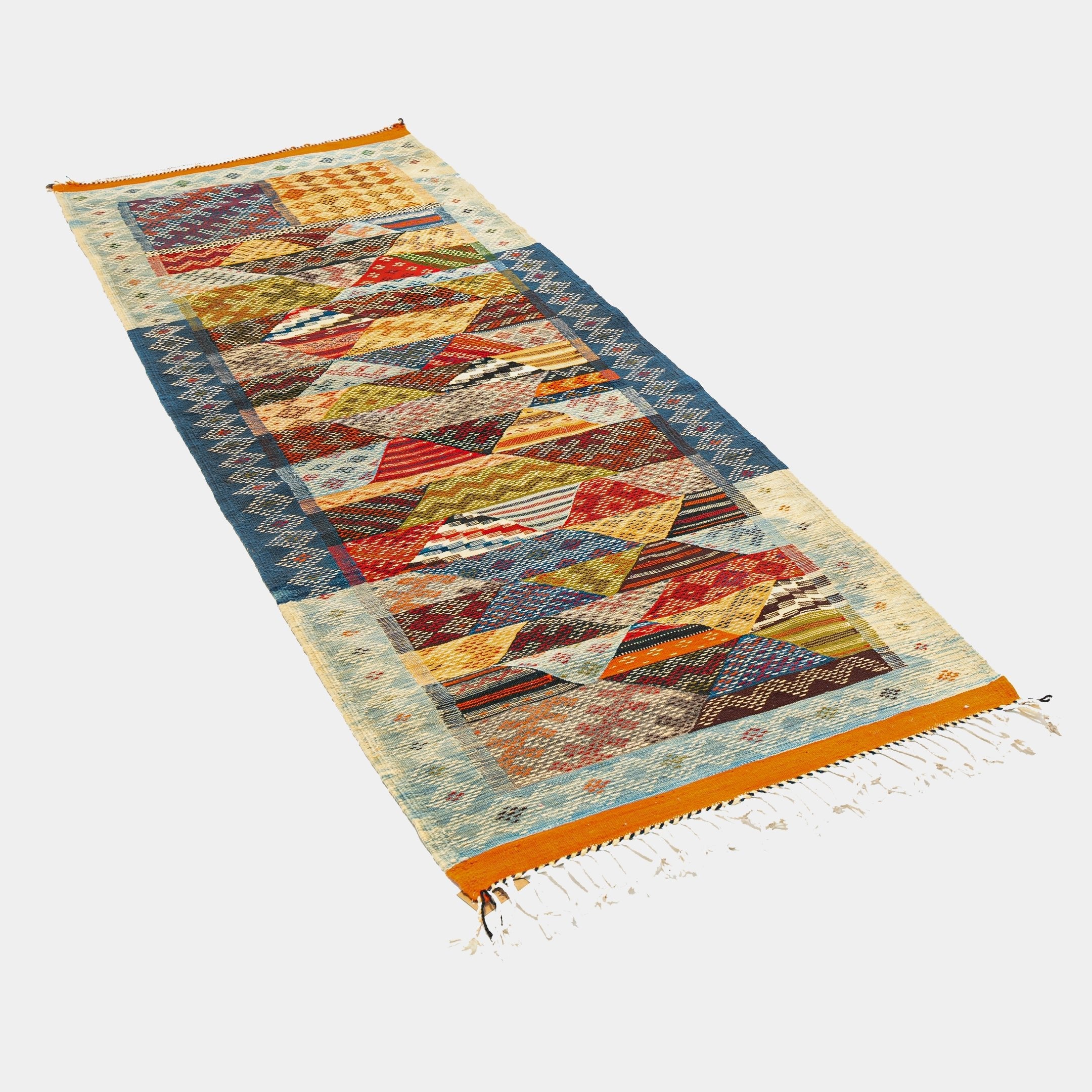 Berber Kilim Runner- Sahara Dunes Multicolour - Berber Kilim