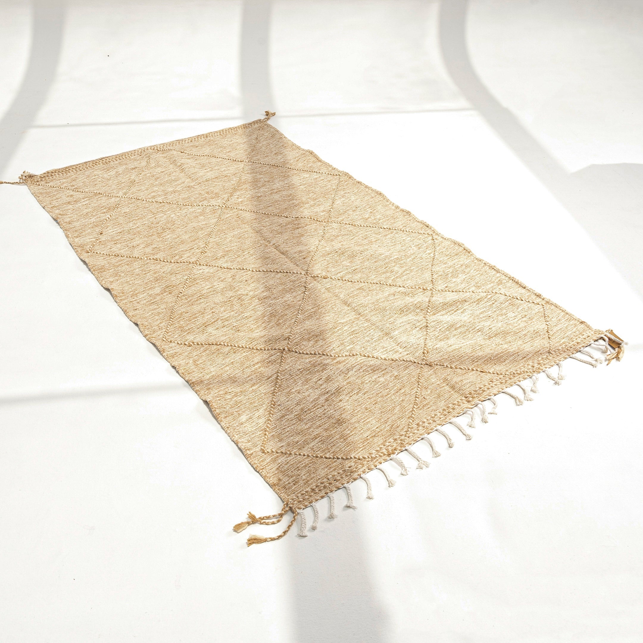 Berber Rug - Zanafi Kilim - Beige - Berber Rug