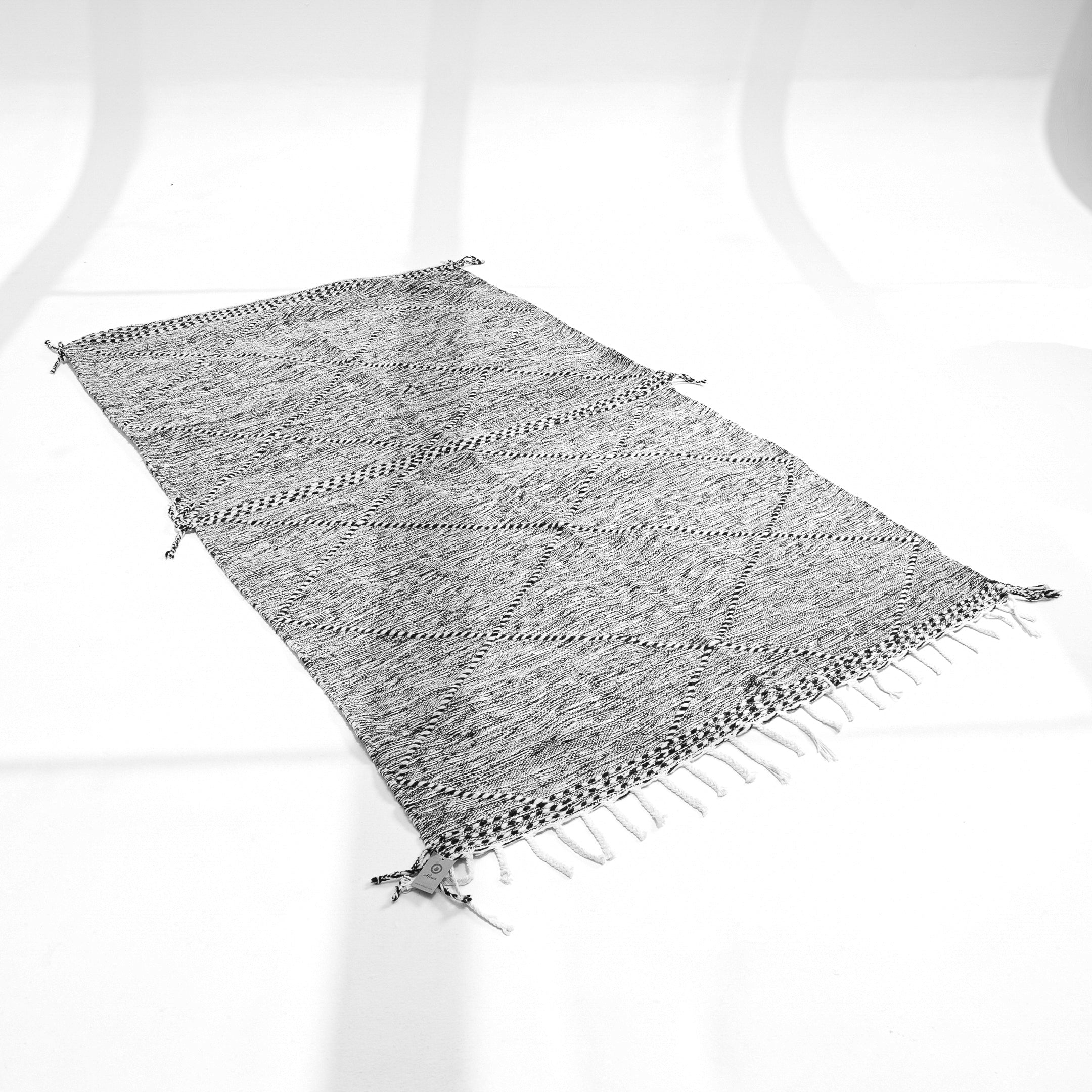 Berber Rug - Zanafi Kilim - B&W - Berber Rug