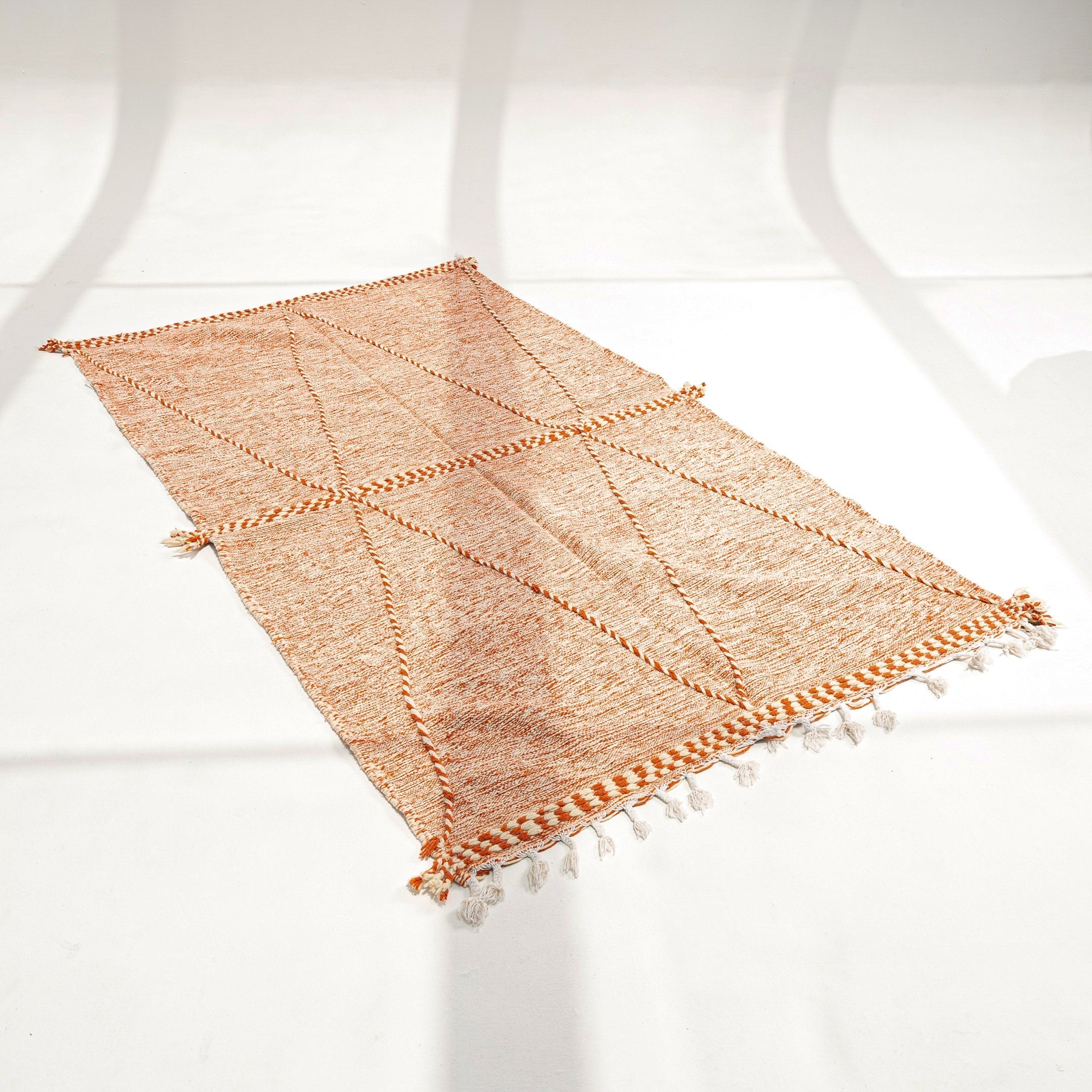 Berber Rug - Zanafi Kilim - Tangerine - Berber Rug