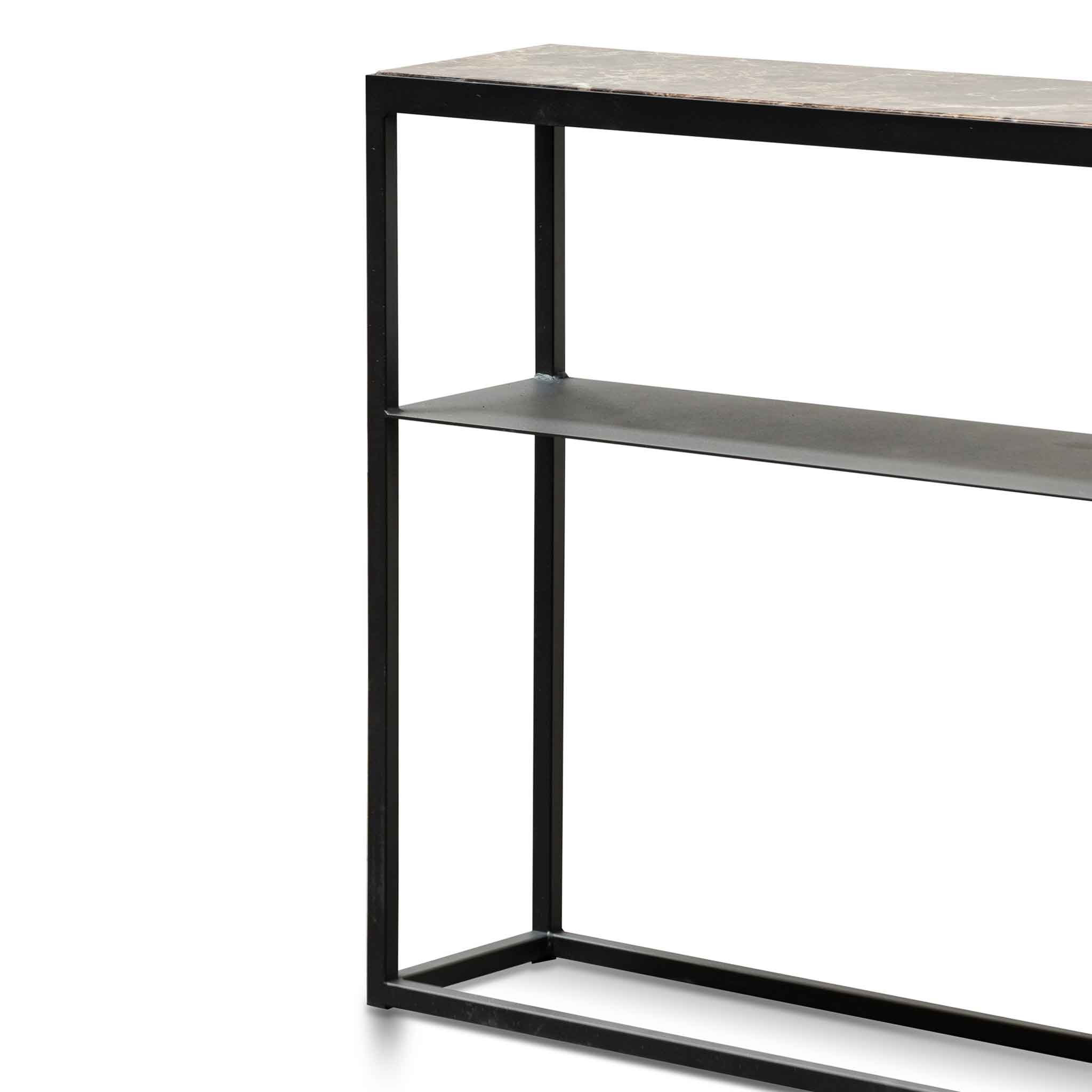 Boston Marble Console Table - Black - Console