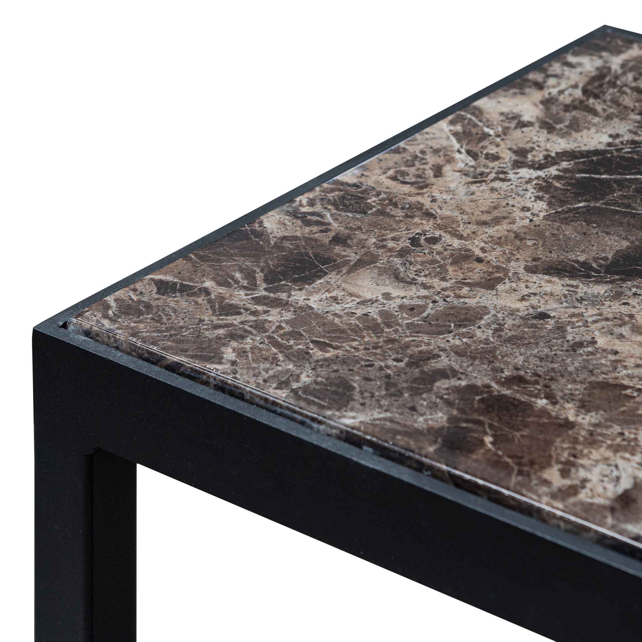 Boston Marble Console Table - Black - Console