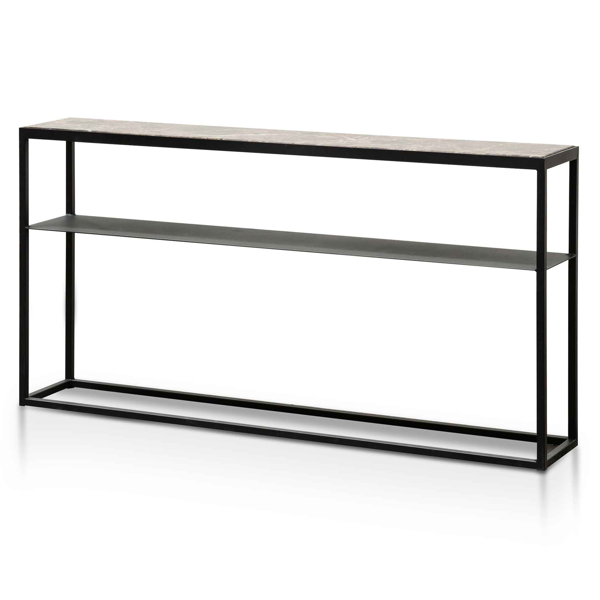 Boston Marble Console Table - Black - Console