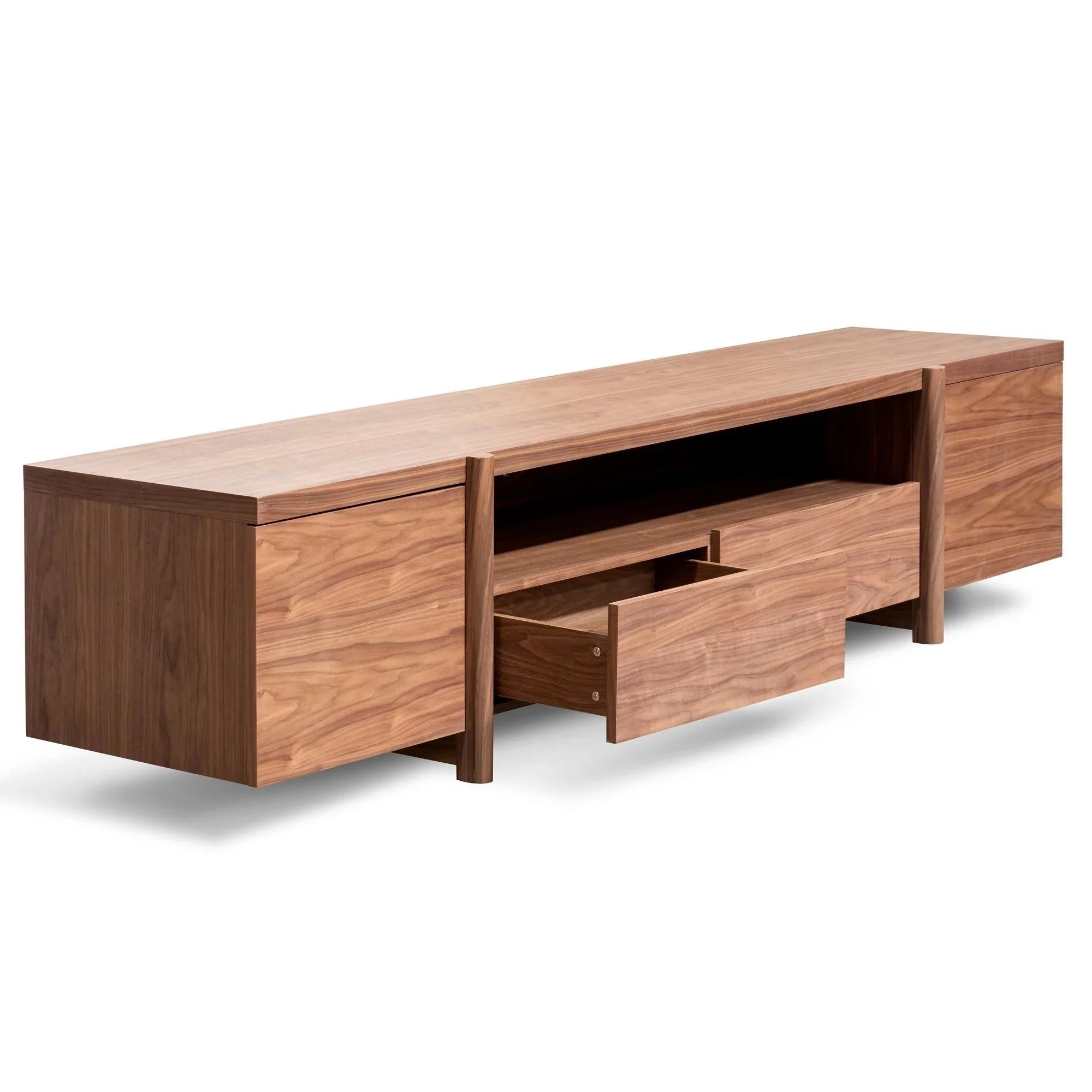 Brooklyn Lowline Wooden TV Stand - Oak - TV Units