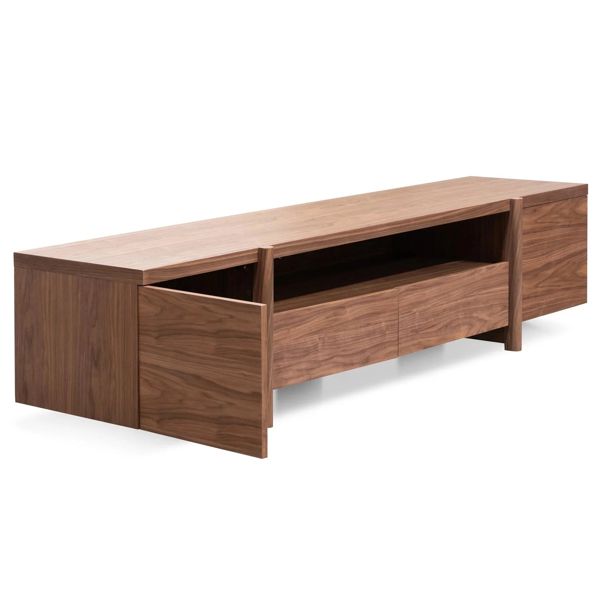 Brooklyn Lowline Wooden TV Stand - Oak - TV Units