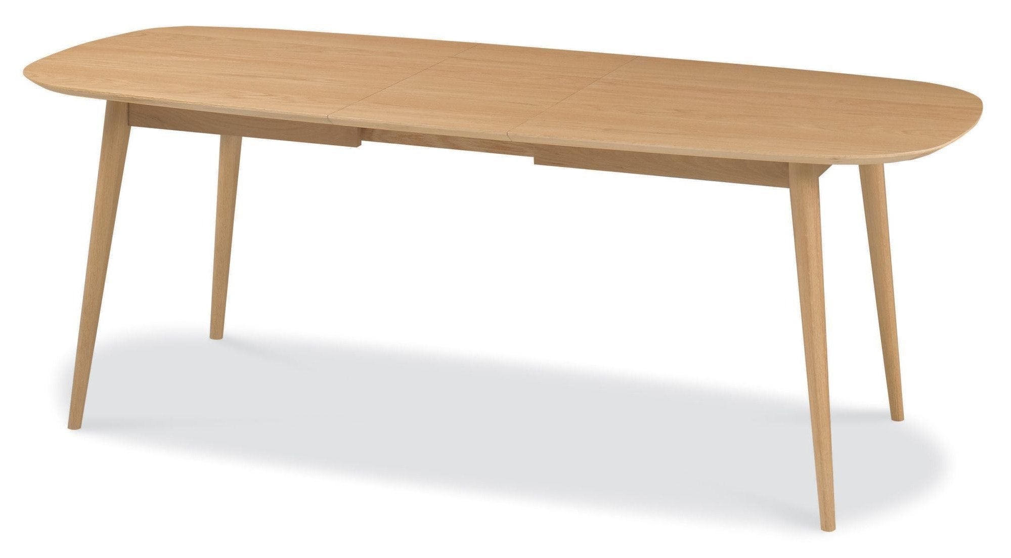 Byren Extendable Oak Dining Table - Natural - Dining Tables