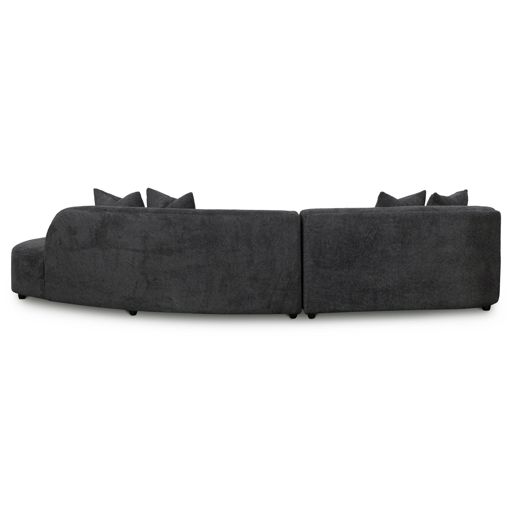 Camilla Right Chaise Sofa - Charcoal Boucle - Sofas