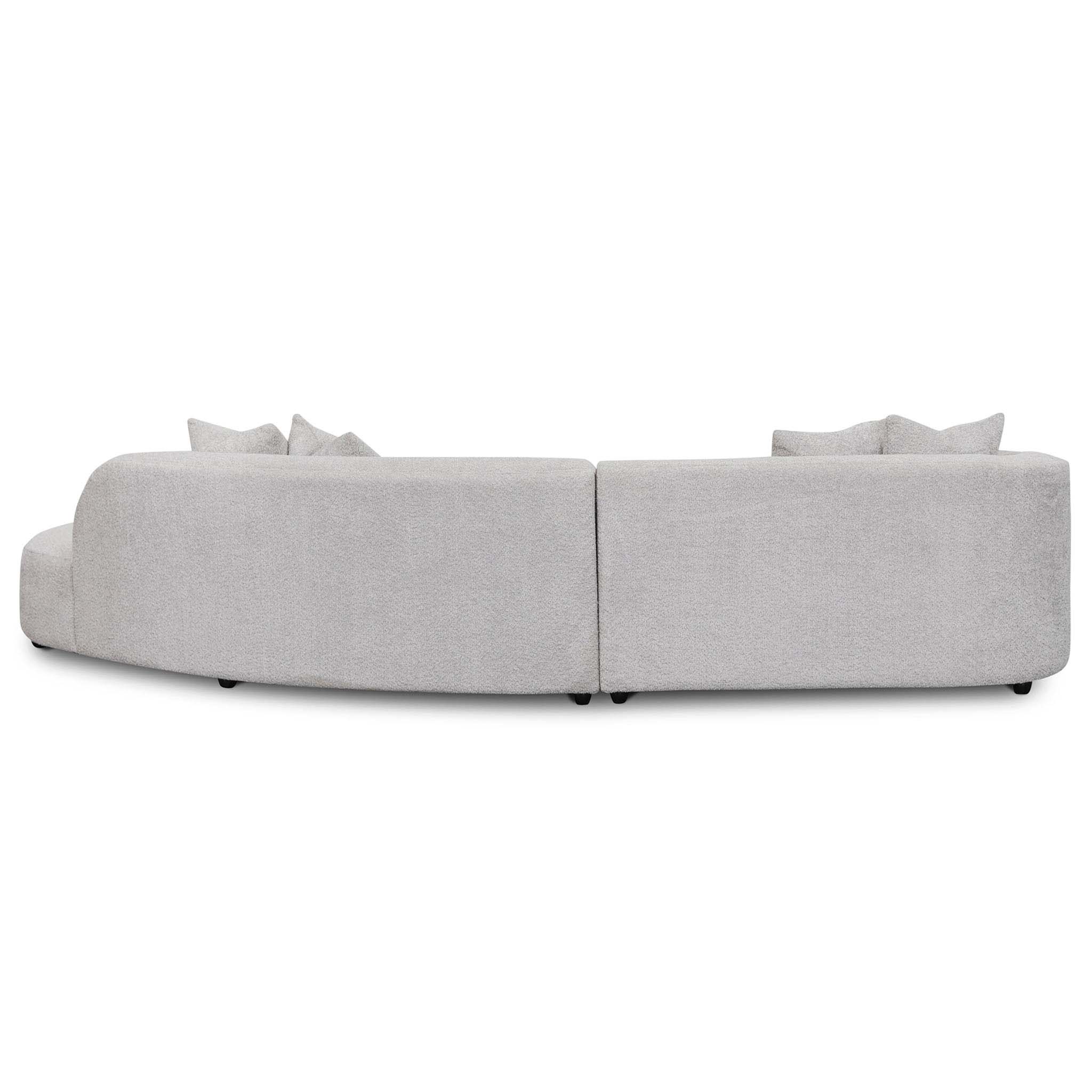 Camilla Right Chaise Sofa - Light Grey Boucle - Sofas