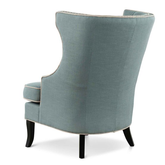 Camilla Wingback Armchair - Seagrass Green - Armchairs