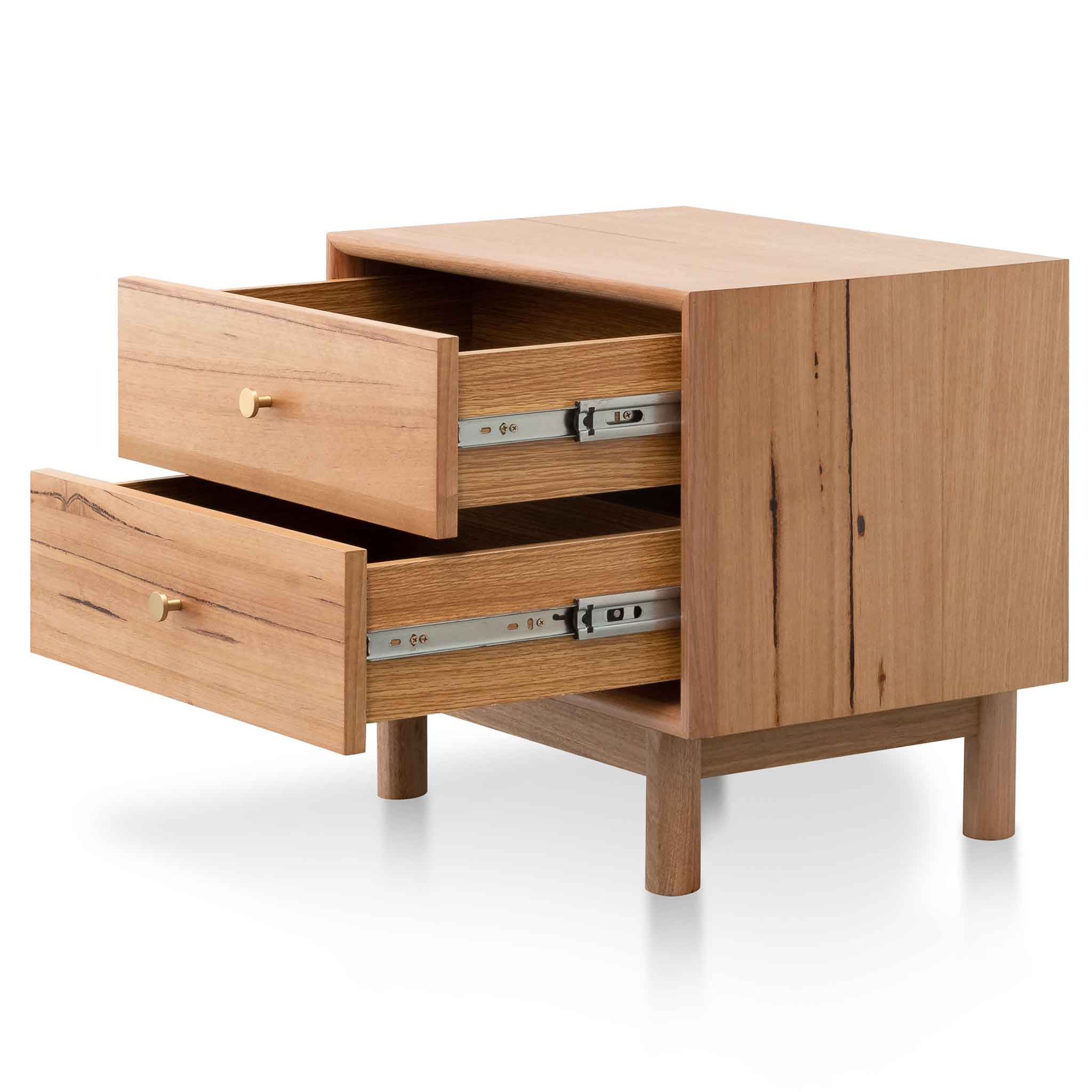 Camryn Bedside Table - Messmate - Bedside Tables