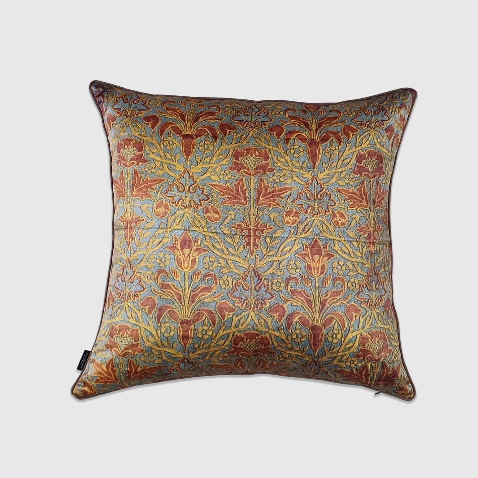 Caramel William Morris Pillow Cover - Pillow Covers