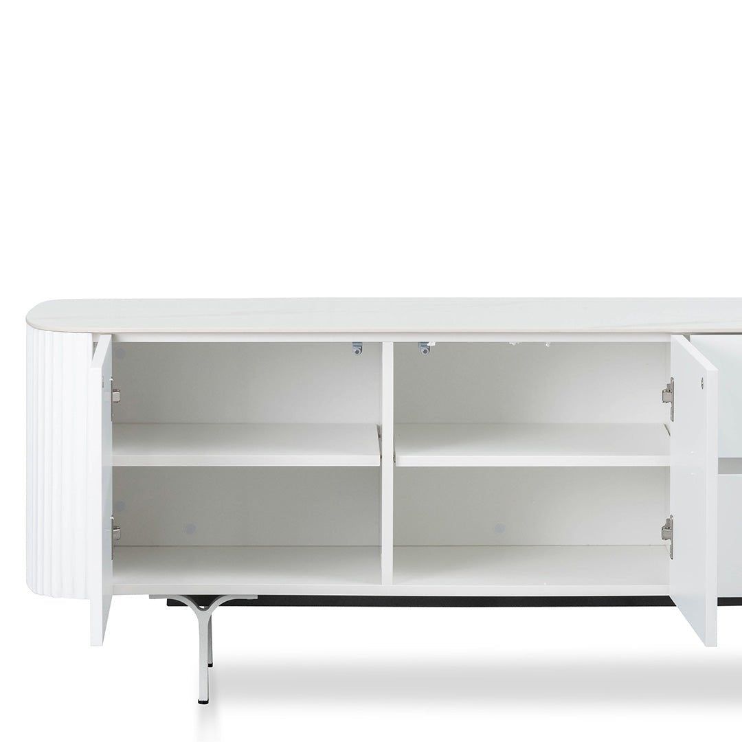 Carter TV Stand - White - TV Units