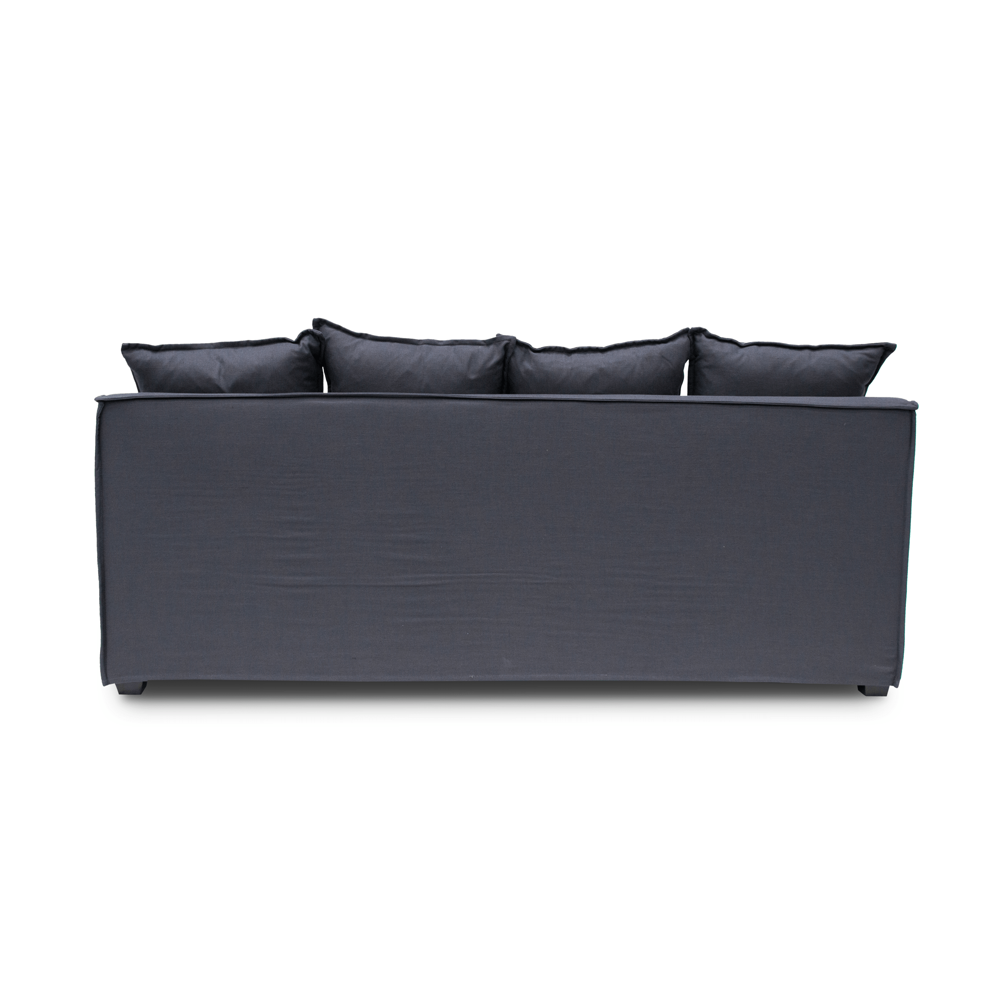 Cassra 3S Sofa - Charcoal Linen - Sofas