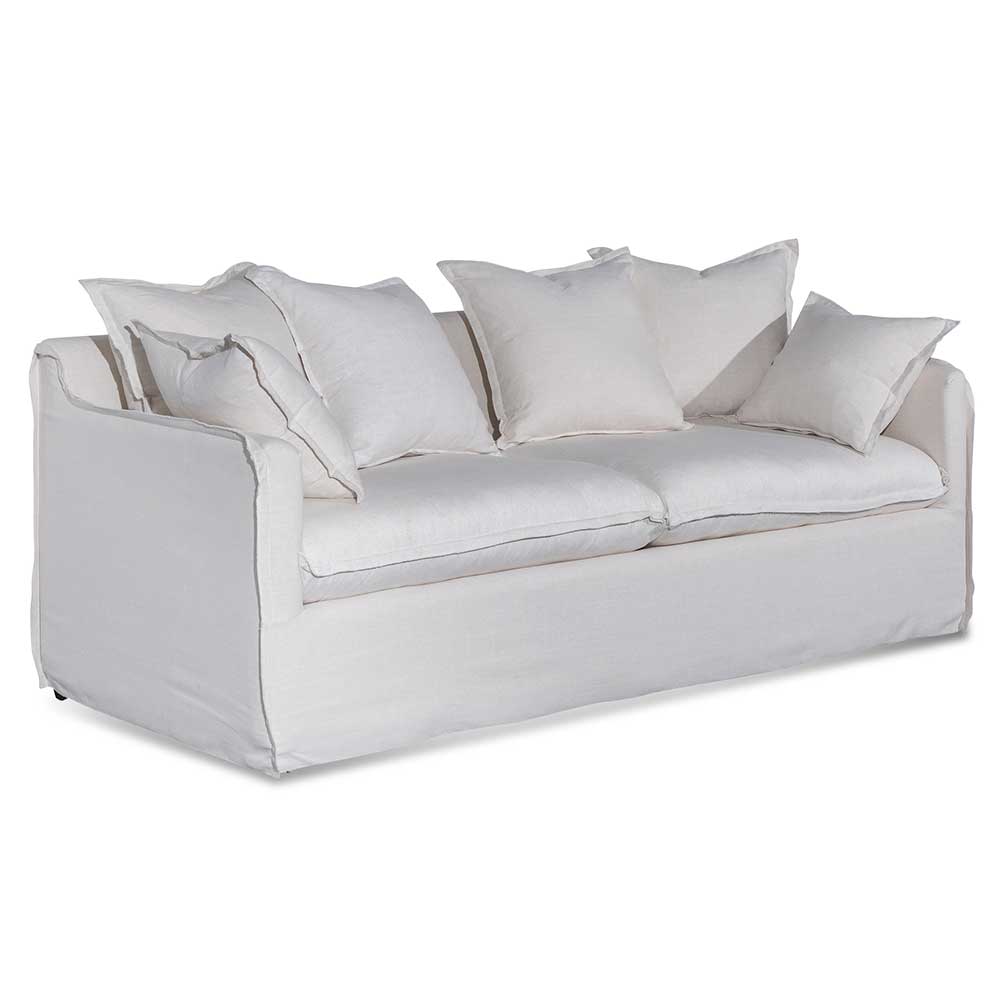 Cassra 3S Sofa - Linen Beige - Sofas