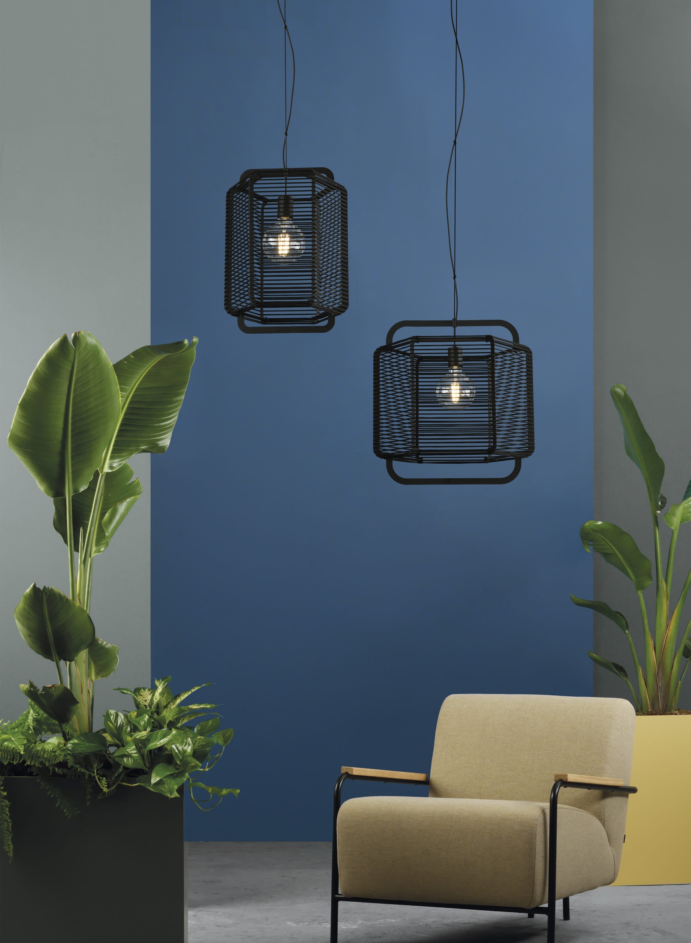 Ceiling Lamp Corda / Metal - Ceiling Lamp