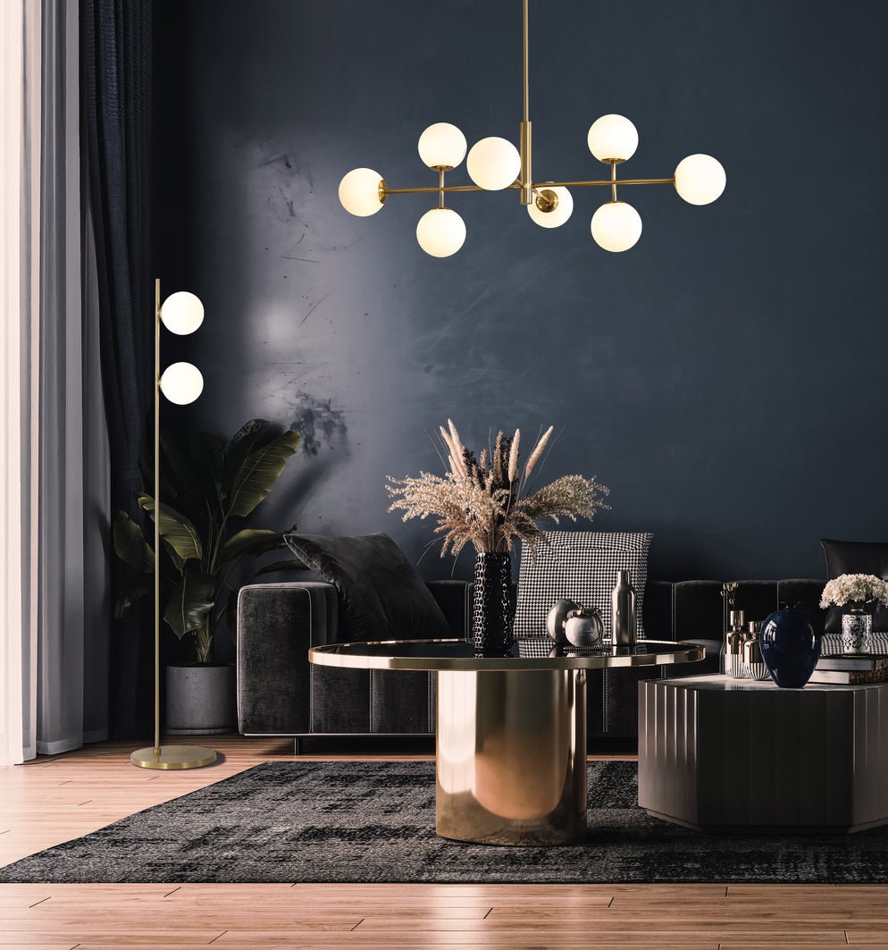 Ceiling Lamp Doris / Glass & Metal - Ceiling Lamp