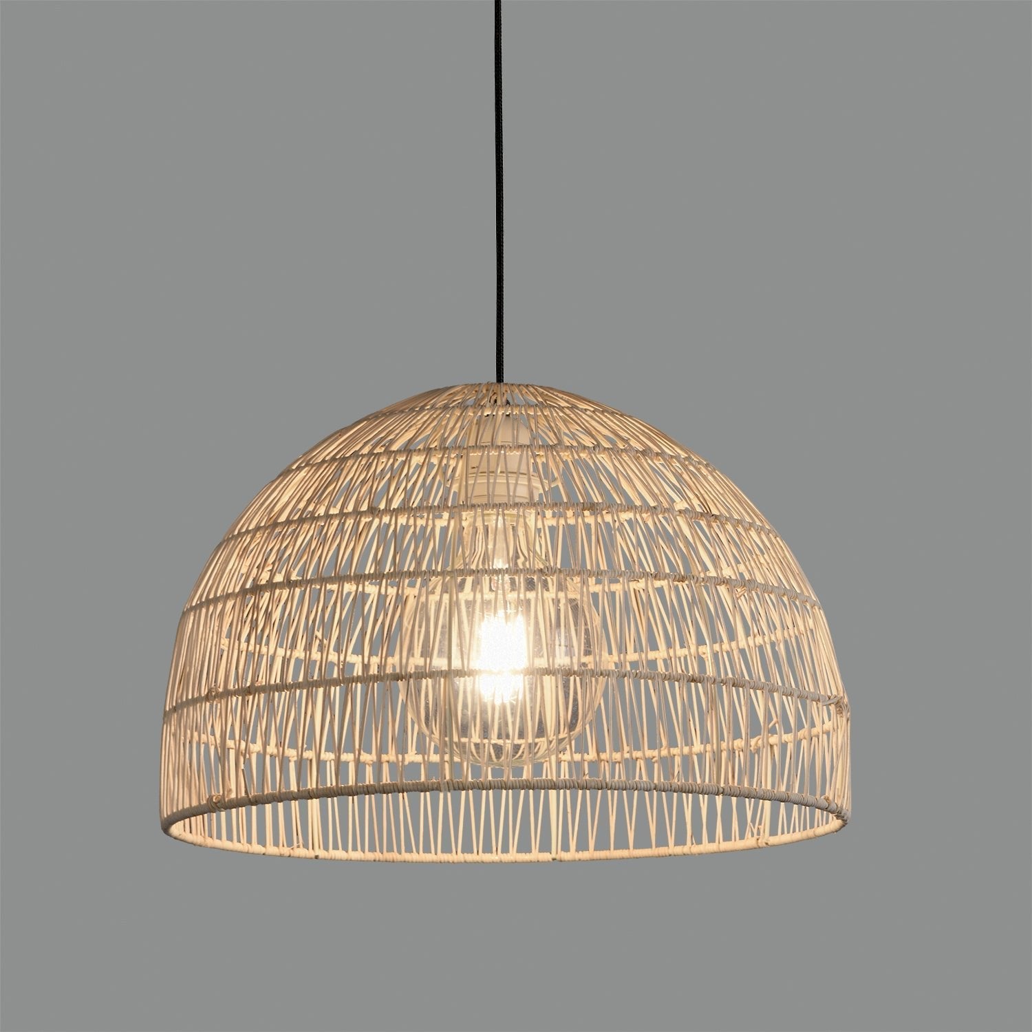 Ceiling Lamp Evens / Rattan Wood - Ceiling Lamp