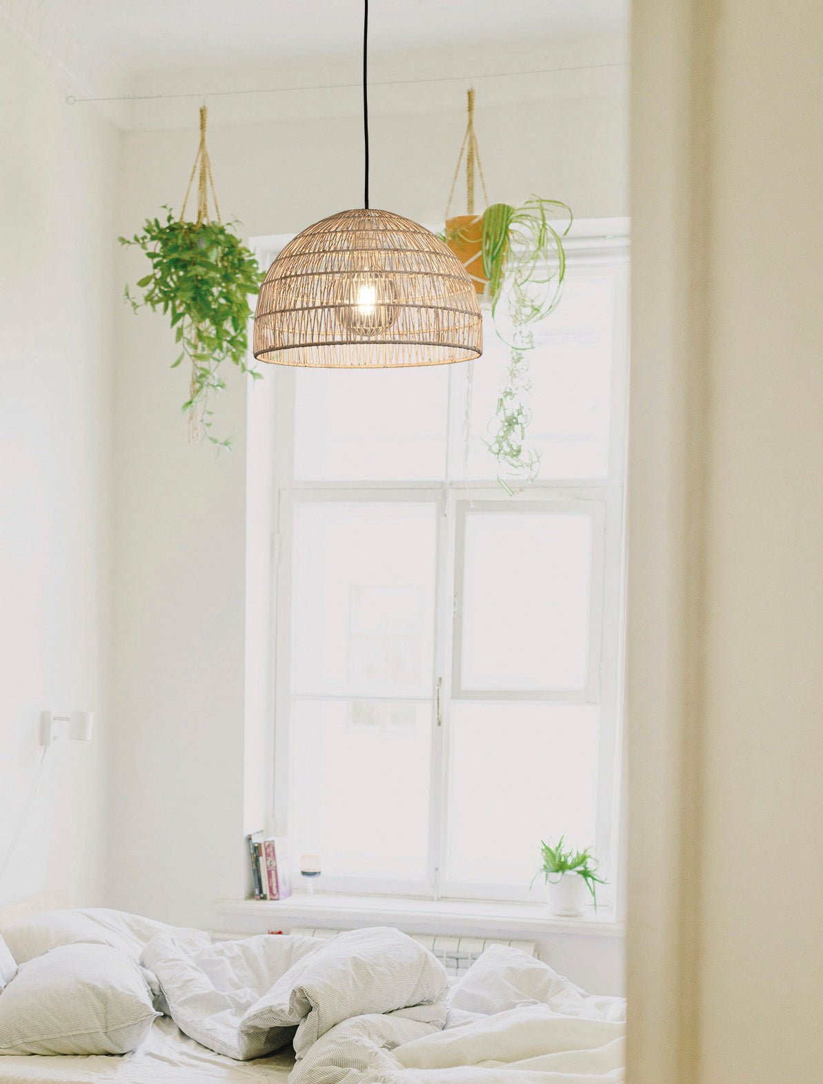 Ceiling Lamp Evens / Rattan Wood - Ceiling Lamp