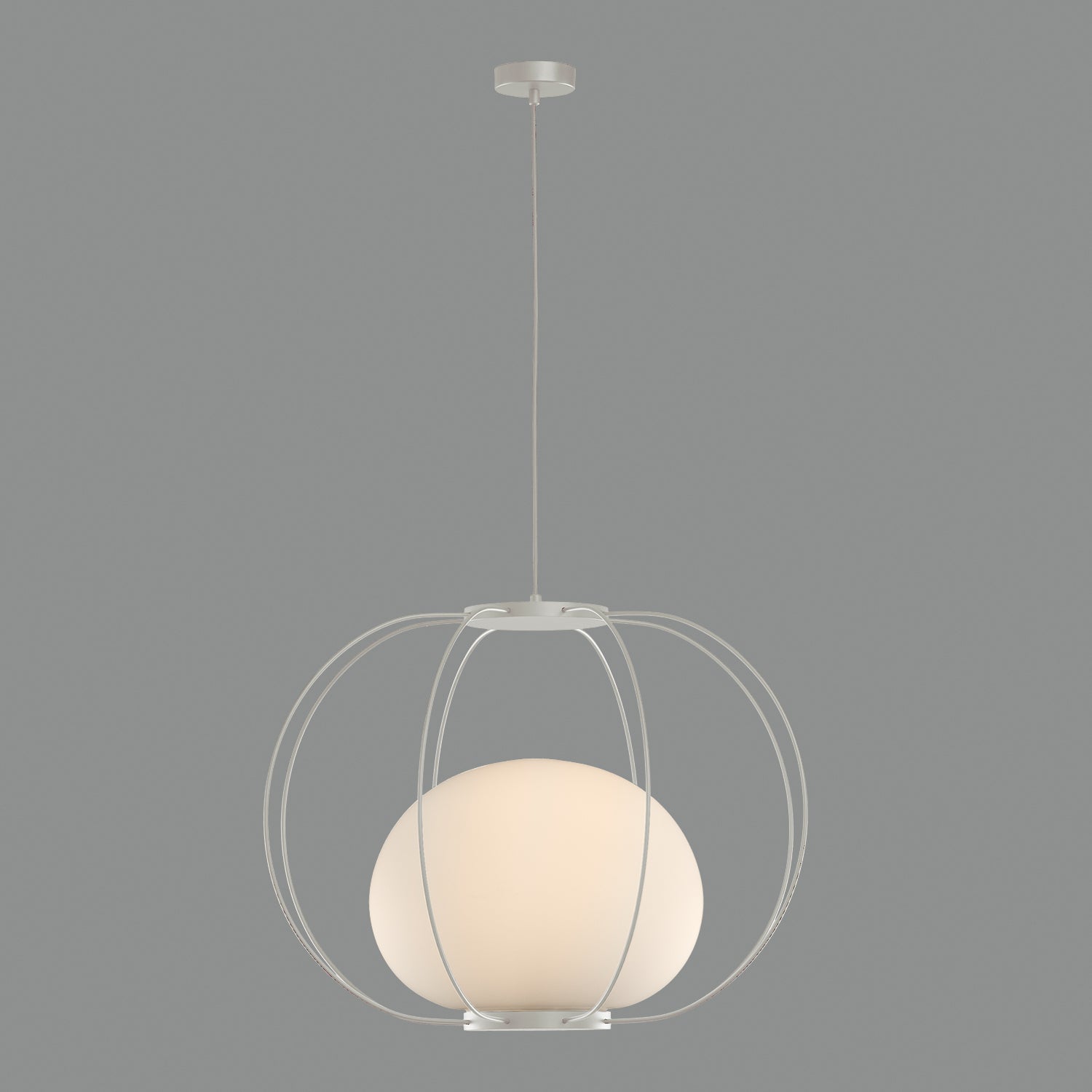 Ceiling Lamp Marina / Opal Glass & Metal - Ceiling Lamp