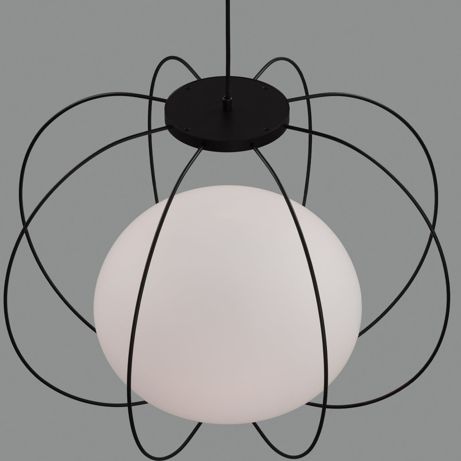 Ceiling Lamp Marina / Opal Glass & Metal - Ceiling Lamp
