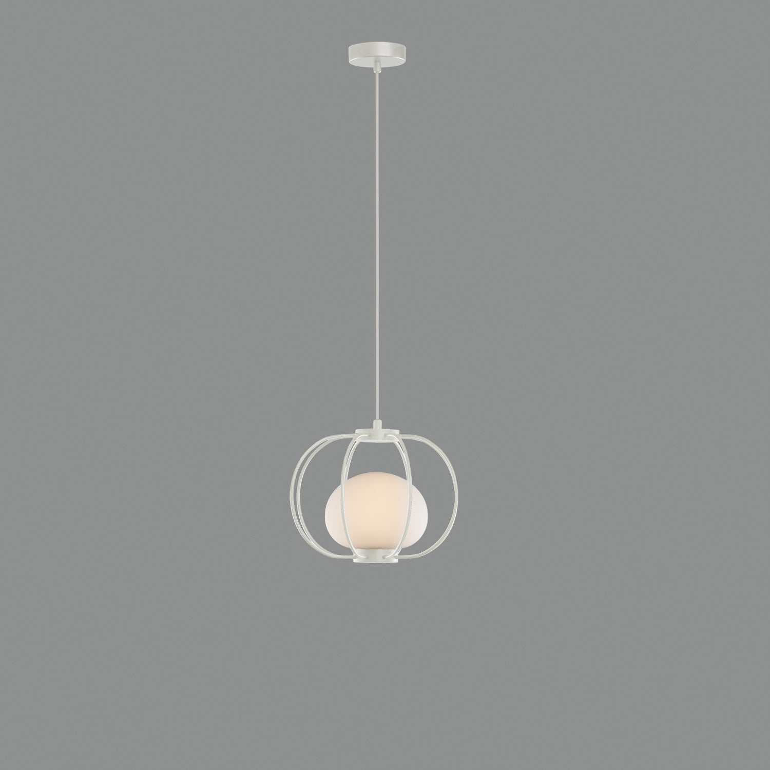 Ceiling Lamp Marina / Opal Glass & Metal - Ceiling Lamp