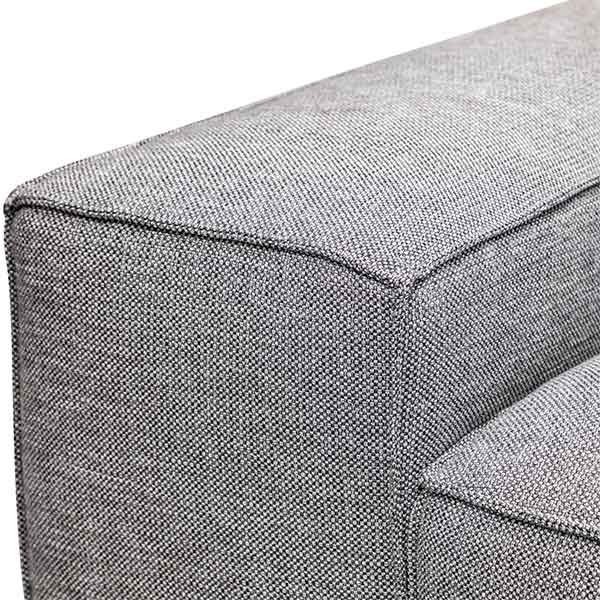 Charles 3S Right Chaise Sofa - Graphite Grey - Sofas