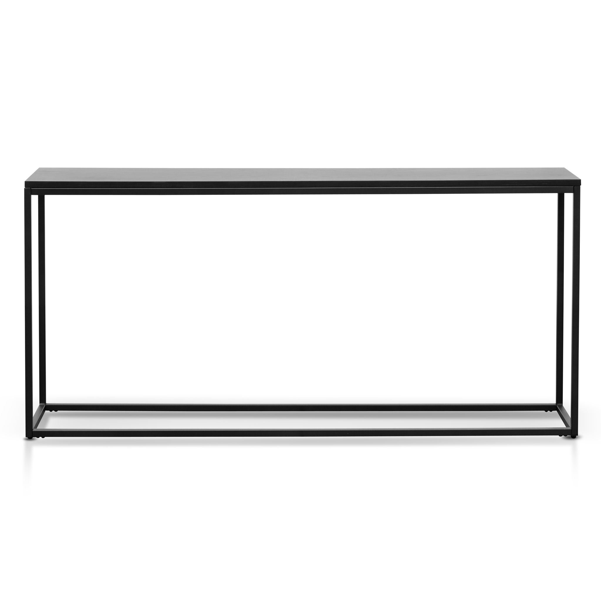 Chie 1.6m Console Table - Full Black - Console