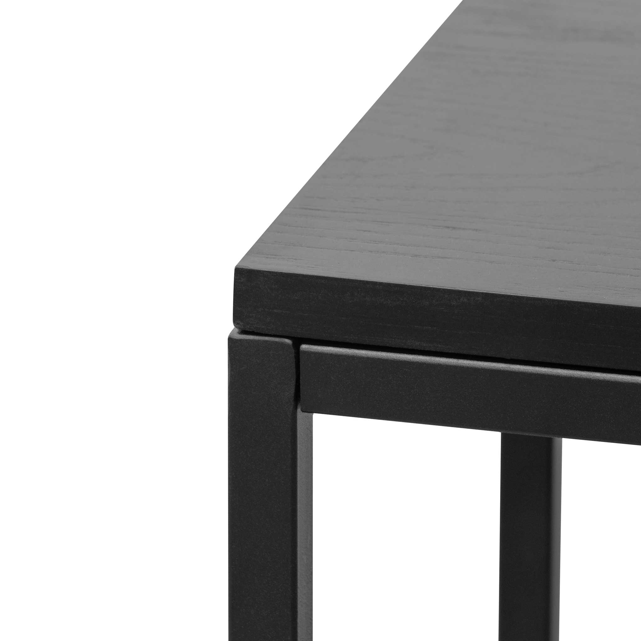 Chie 1.6m Console Table - Full Black - Console