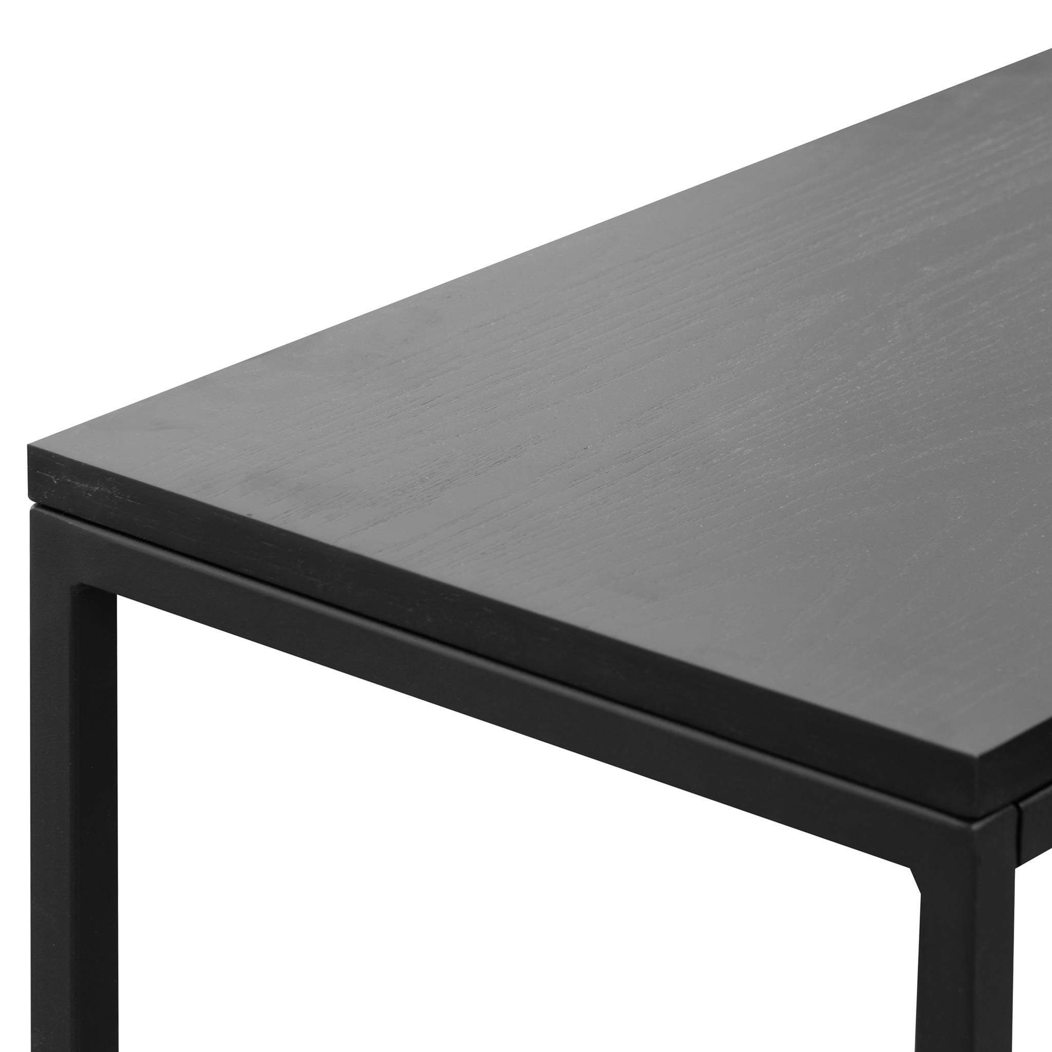 Chie 1.6m Console Table - Full Black - Console