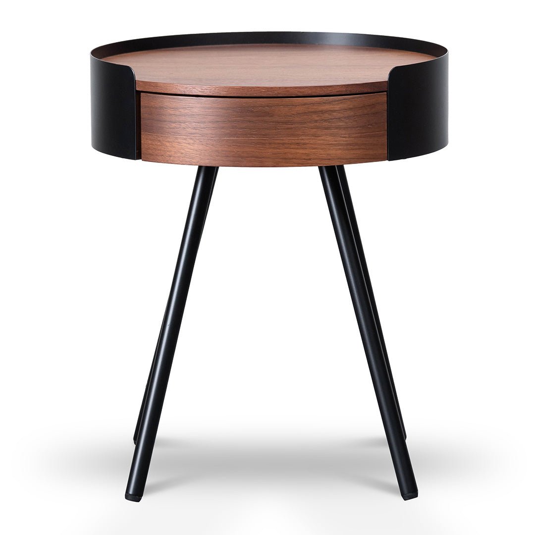 Colin Side Table - Walnut - Bedside Tables