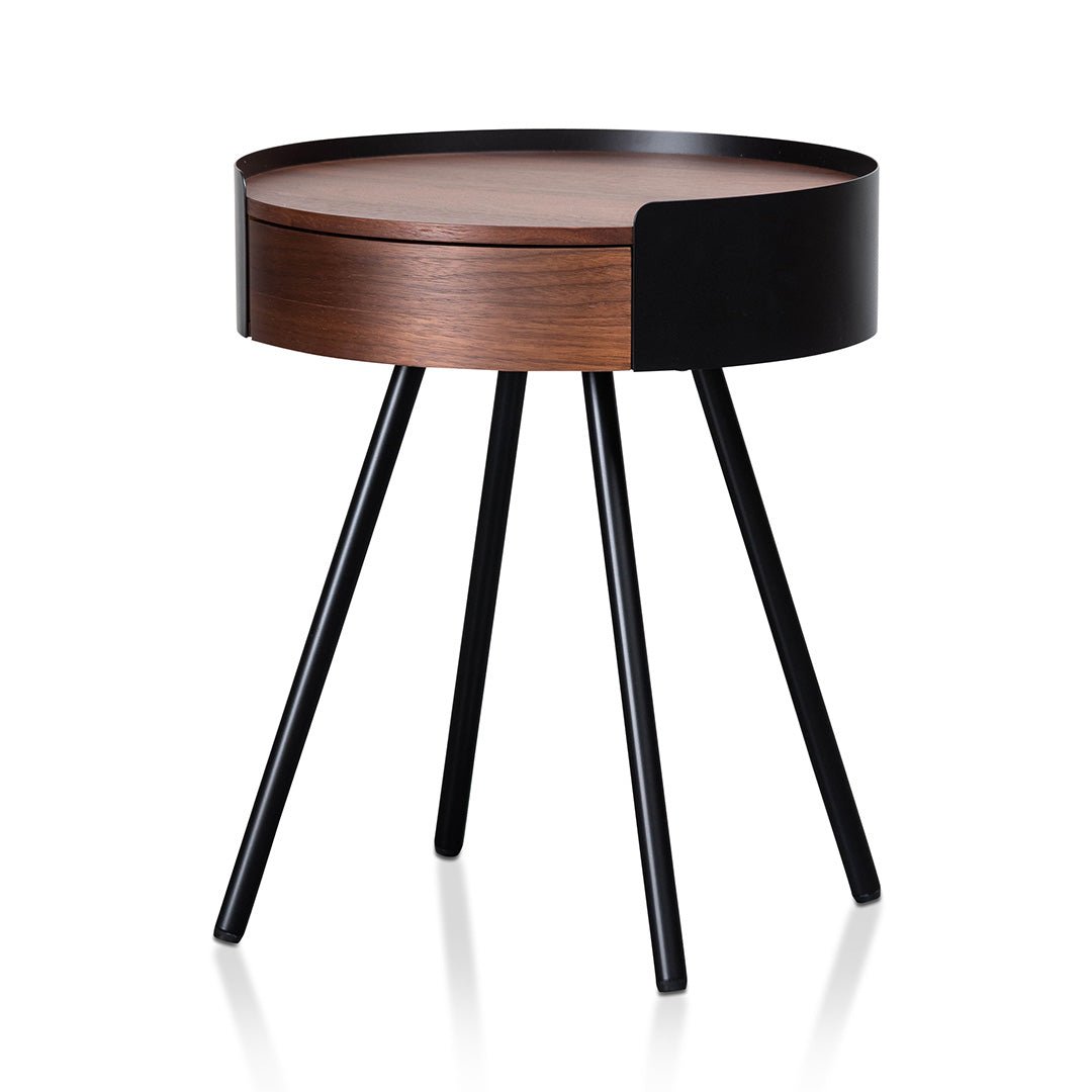 Colin Side Table - Walnut - Bedside Tables