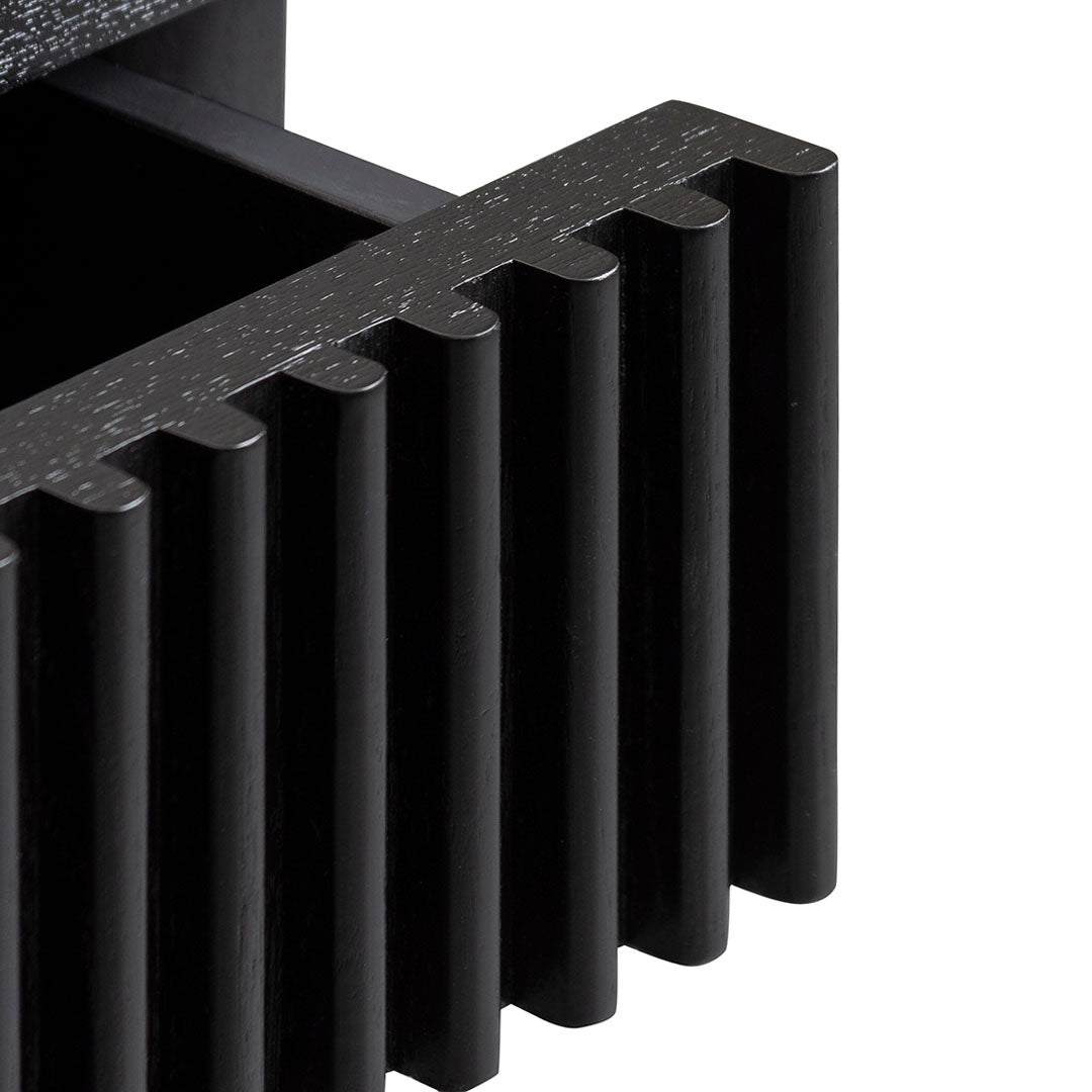 Daiki 1.2m Home Office Desk - Black - Console